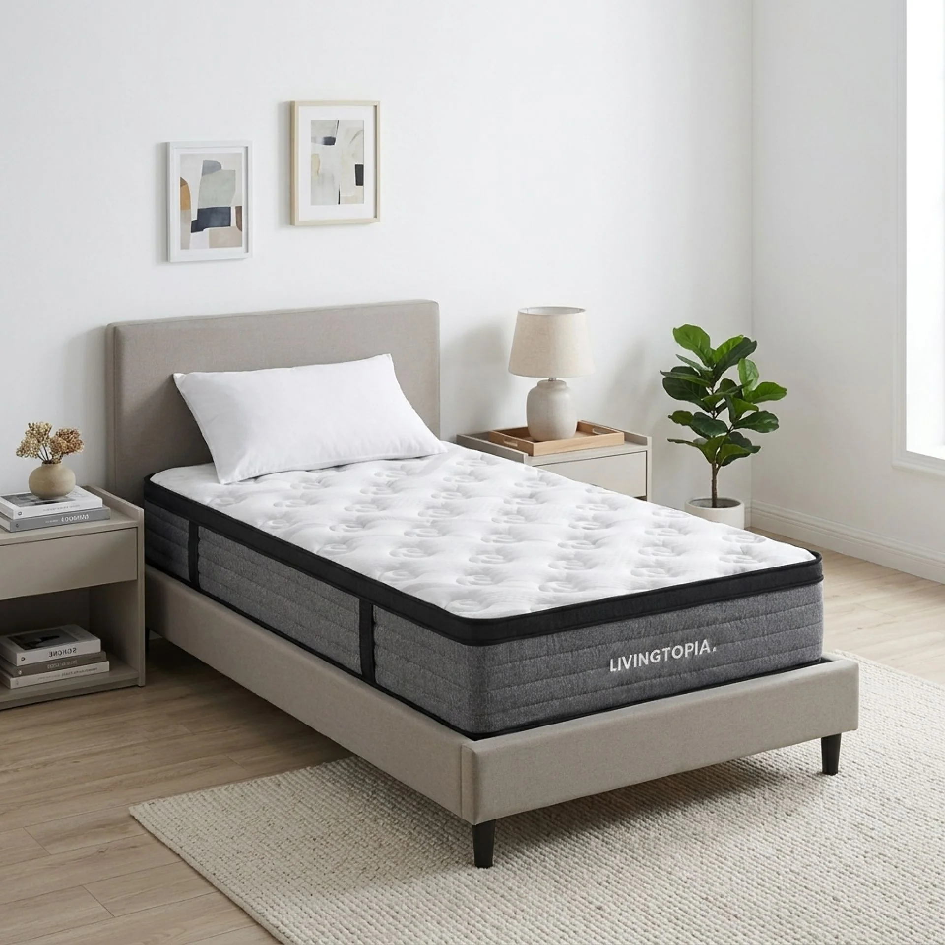 LivingTopia Hybrid Pro Single Mattress - Image 14