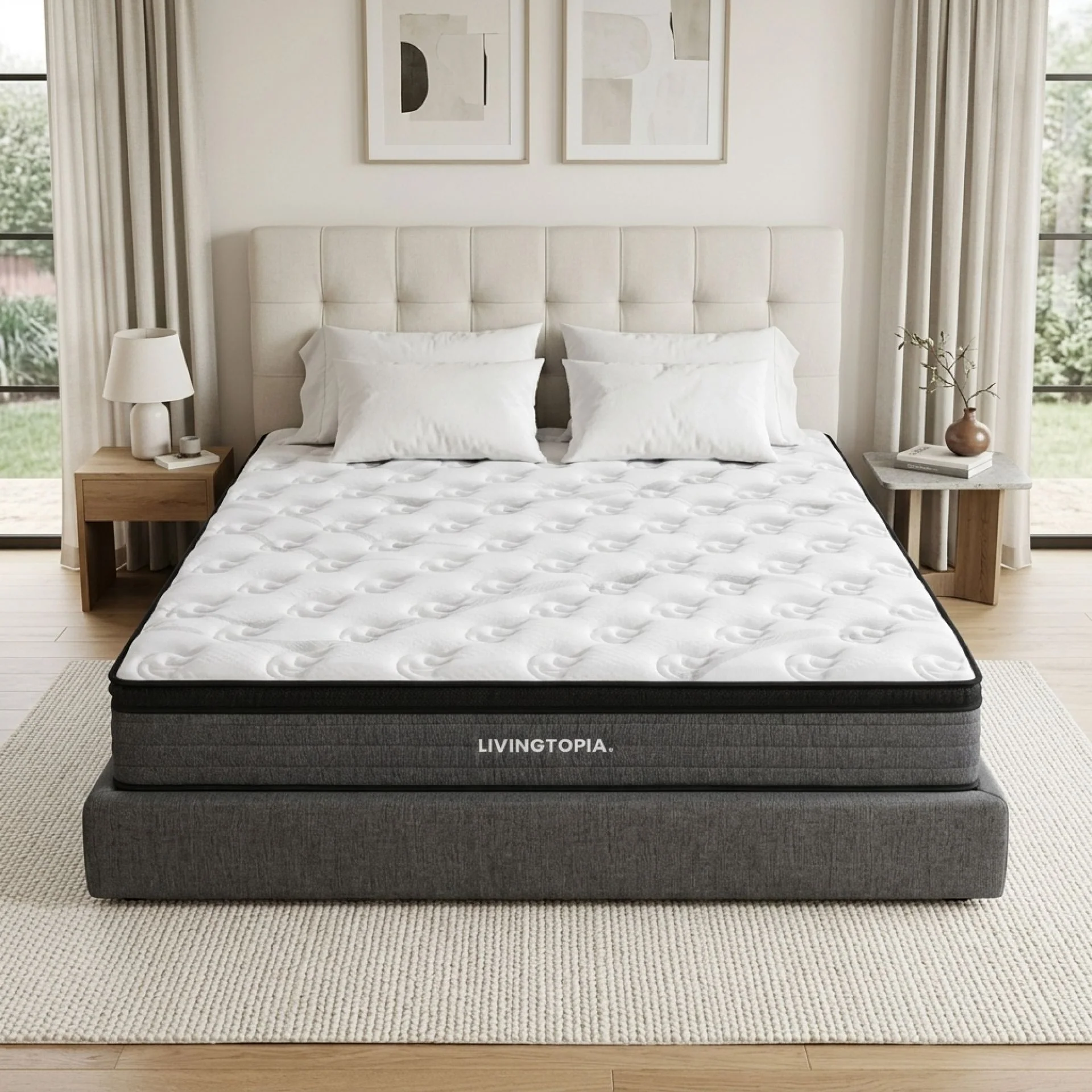 LivingTopia Hybrid Pro Super King Mattress