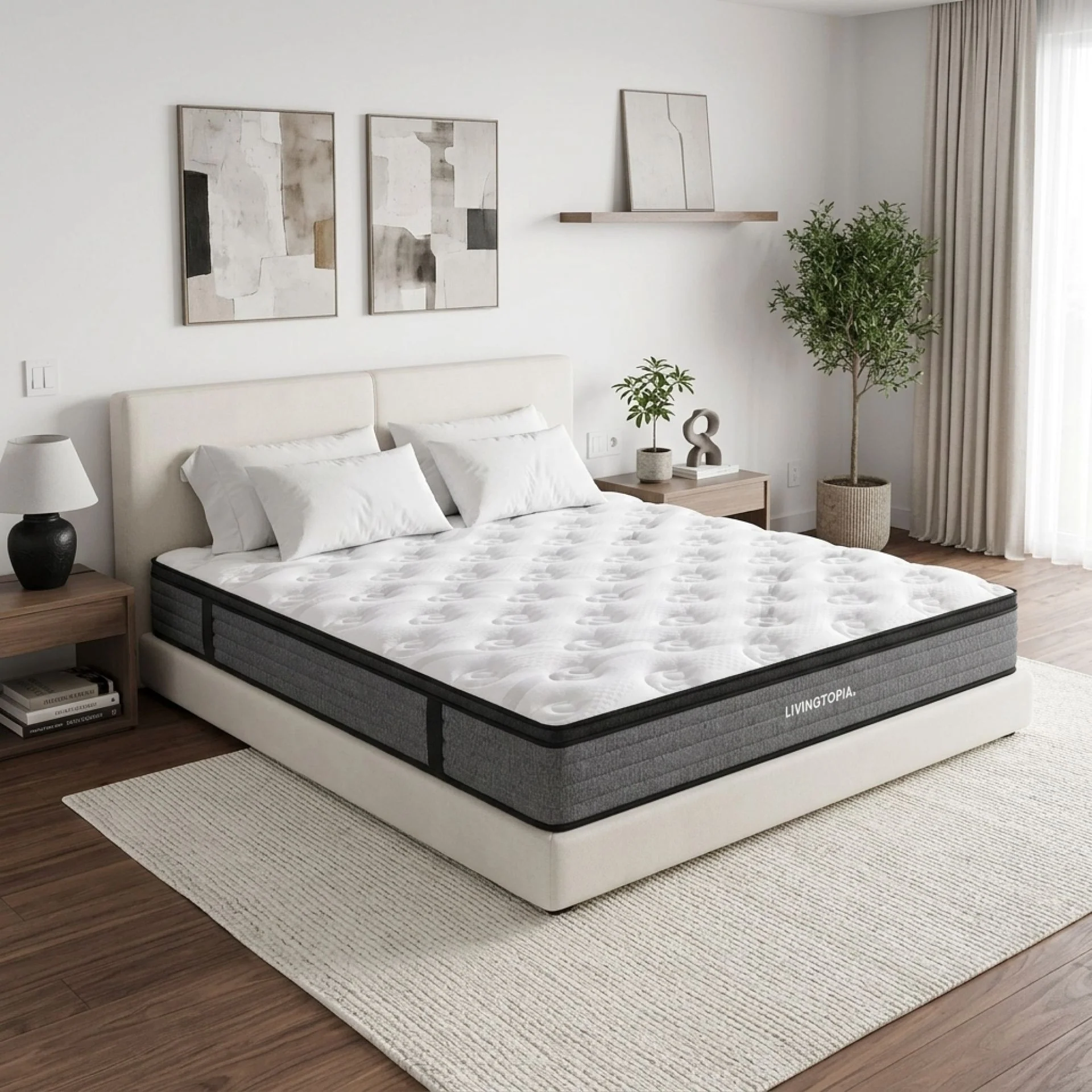 LivingTopia Hybrid Pro Super King Mattress - Image 14