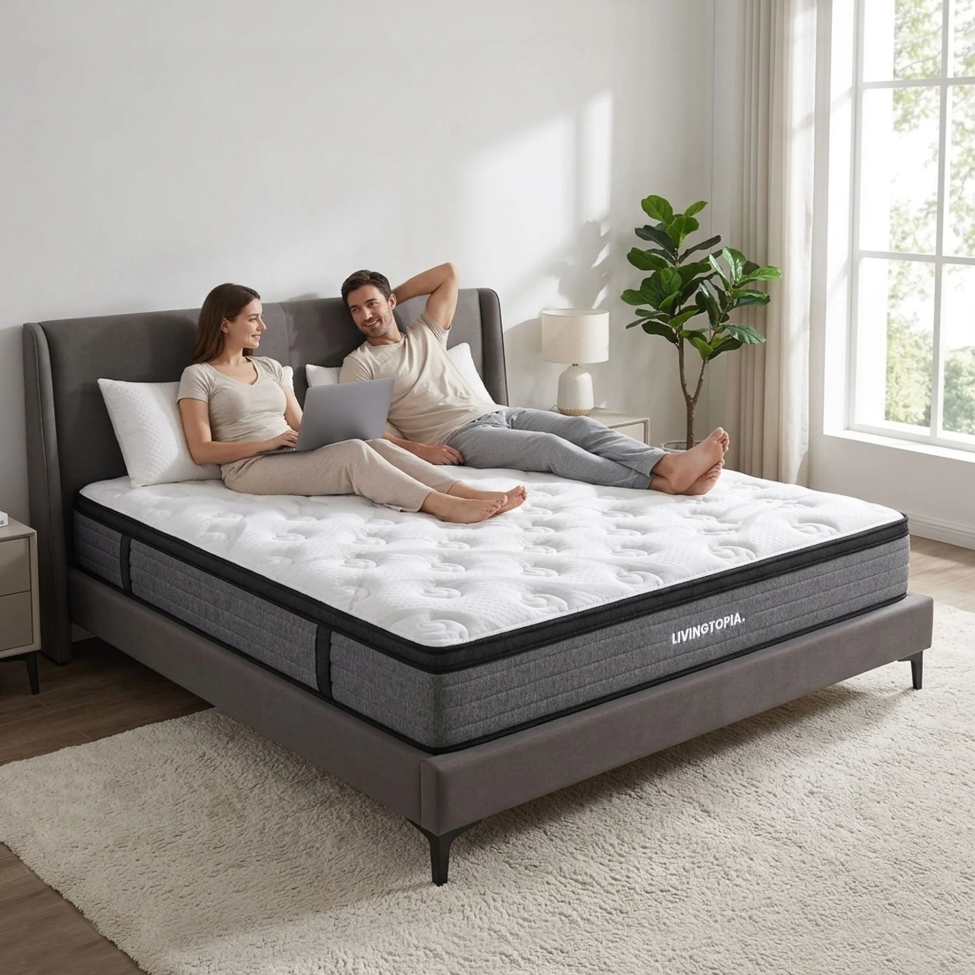 LivingTopia Hybrid Pro Super King Mattress - Image 16