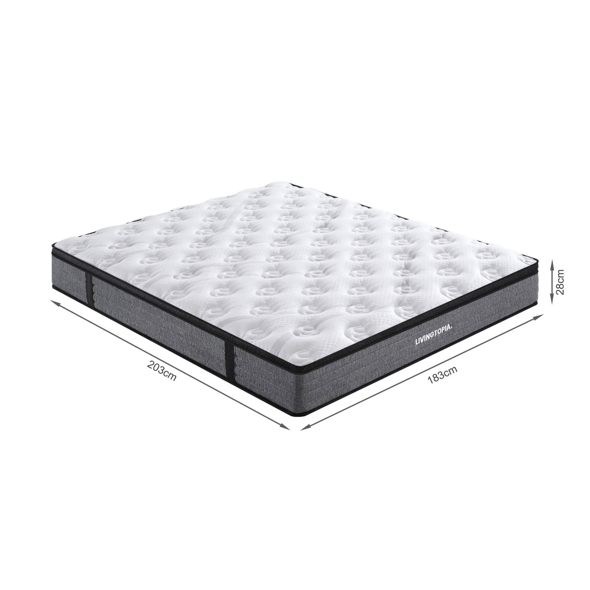 LivingTopia Hybrid Pro Super King Mattress - Image 17