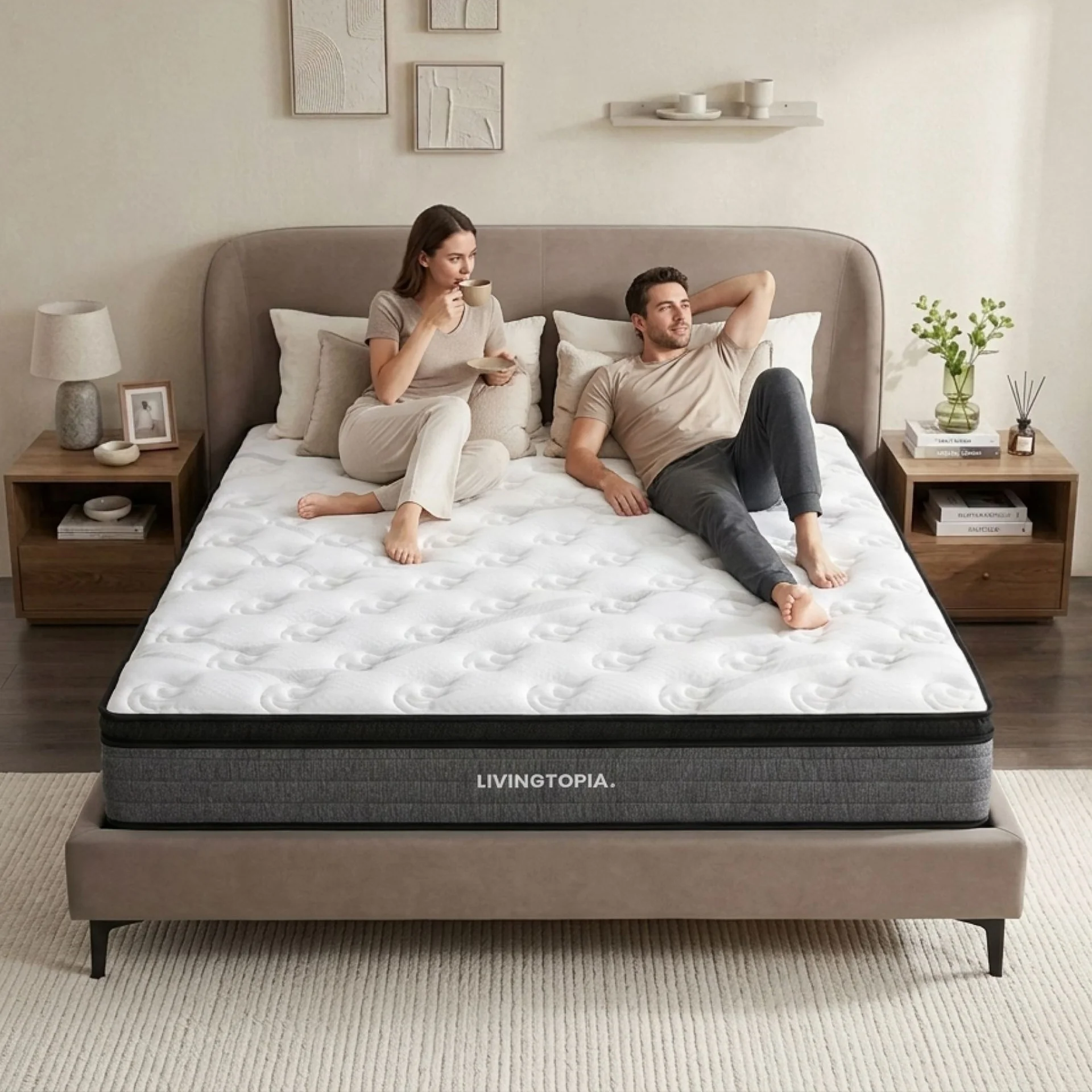 LivingTopia Hybrid Pro Super King Mattress - Image 2