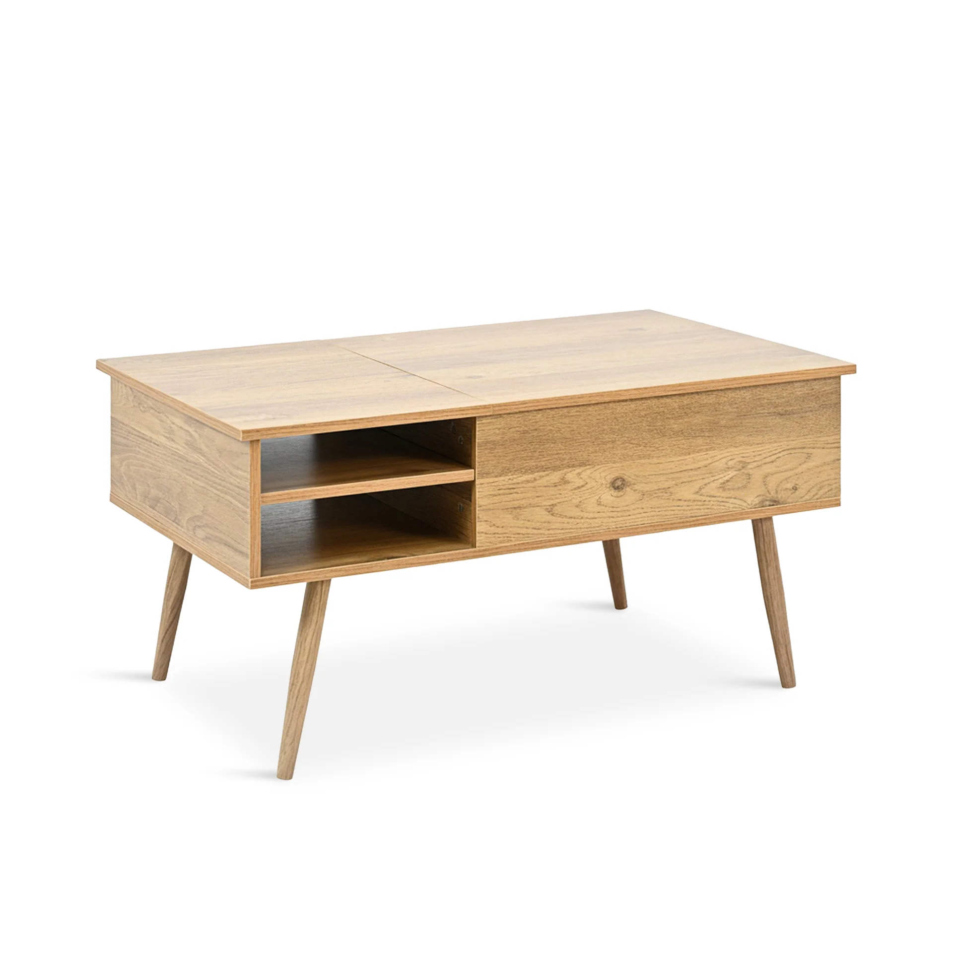 Lodge Lift Top Coffee Table - Oak - Image 7