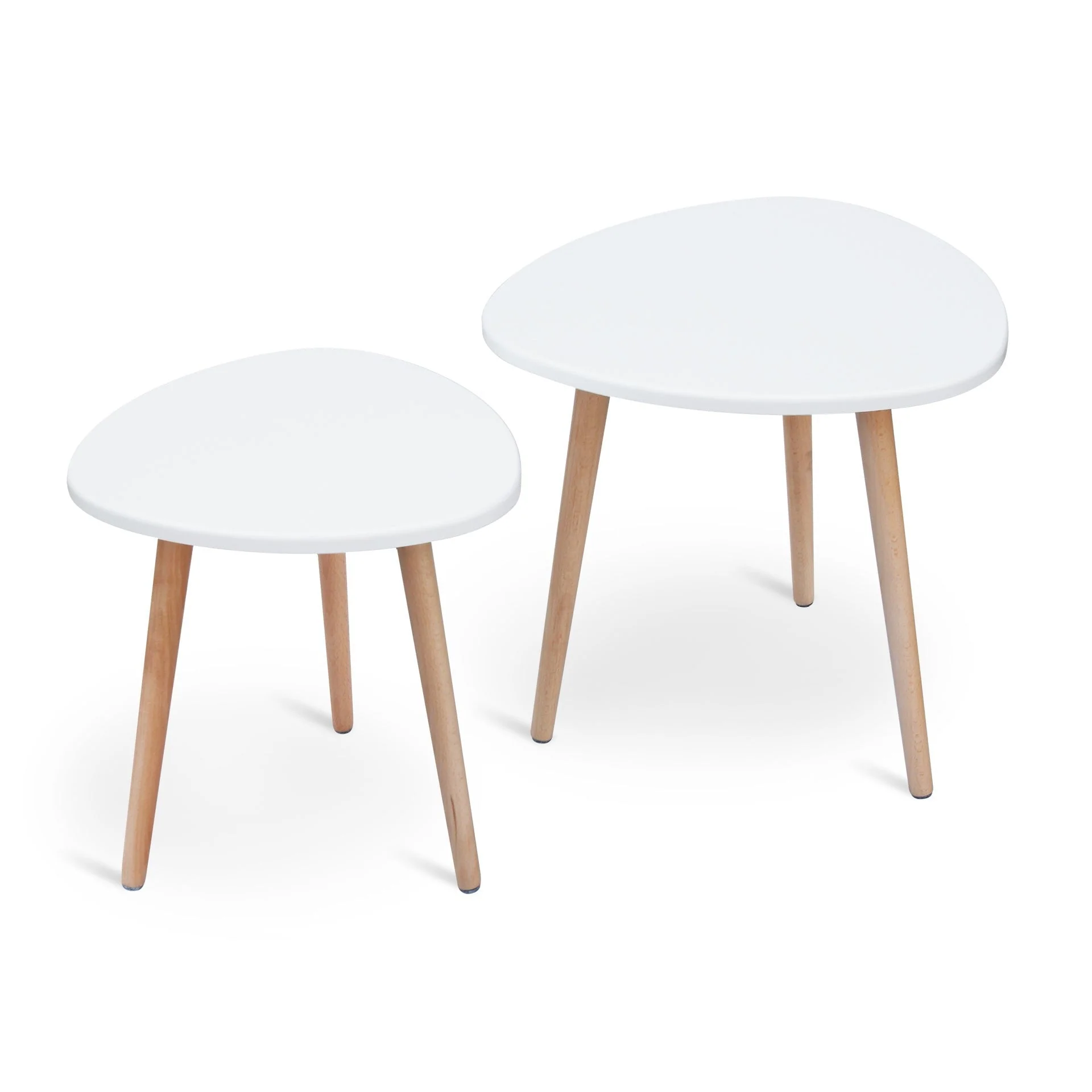 Lonnie 2pcs Coffee Table Side Table - Image 6