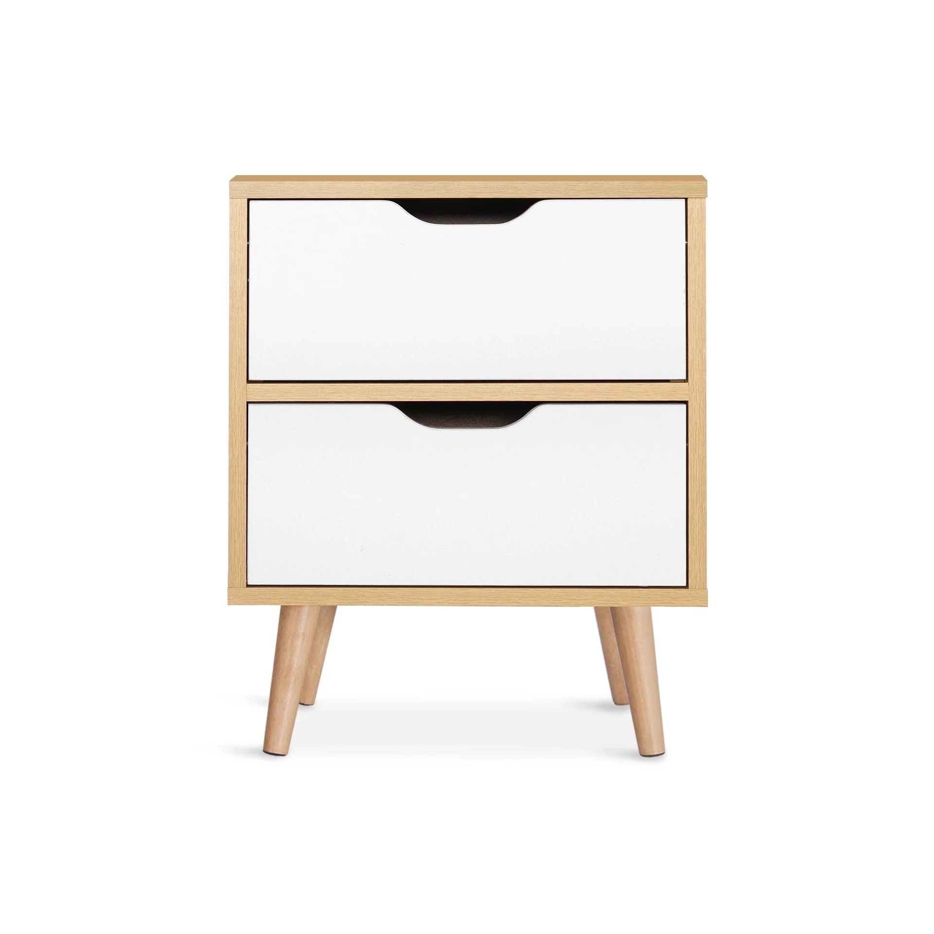 LOY Bedside Table - Maple + White - Image 8