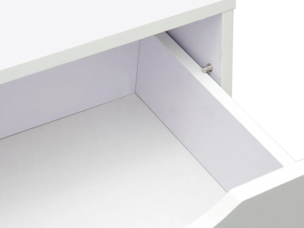 LOY Bedside Table Nightstand - WHITE - Image 8