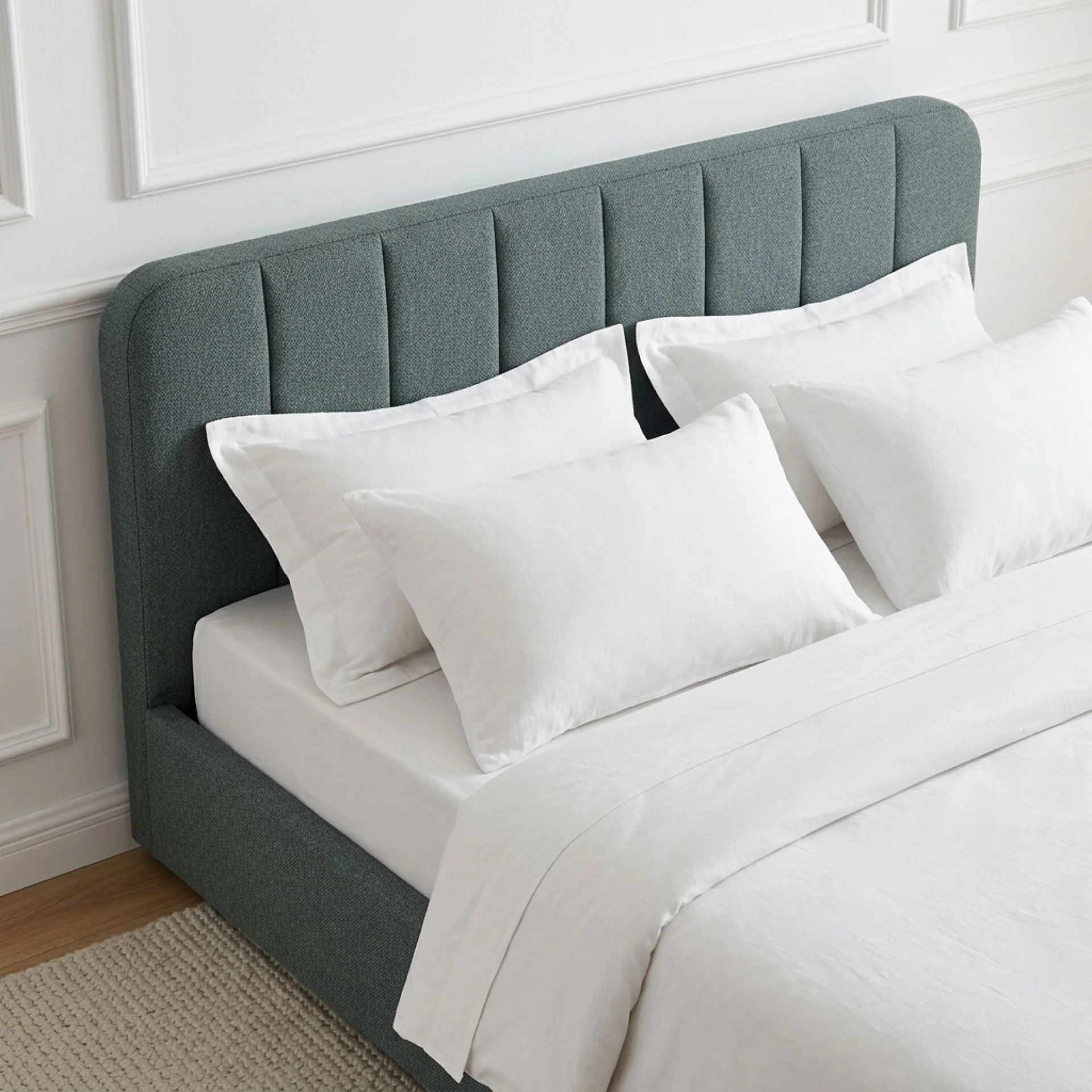 Veloria Queen Gas Lift Bed Frame - Green - Image 5