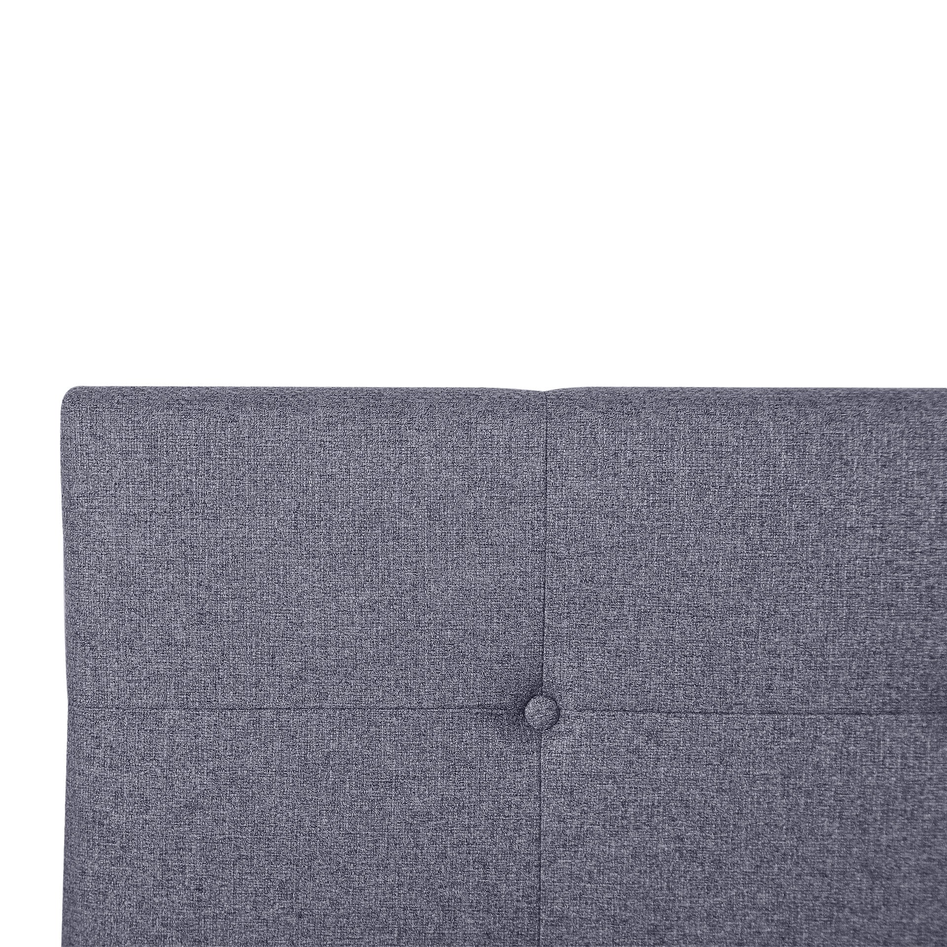 Lureva Linen Queen Gas Lift Bed Frame – Grey - Image 10