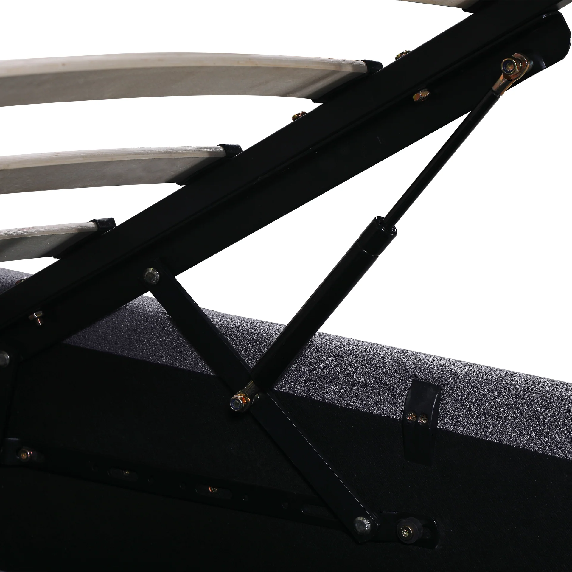 Geova Queen Gas Lift Bed Frame - Dark Grey - Image 12