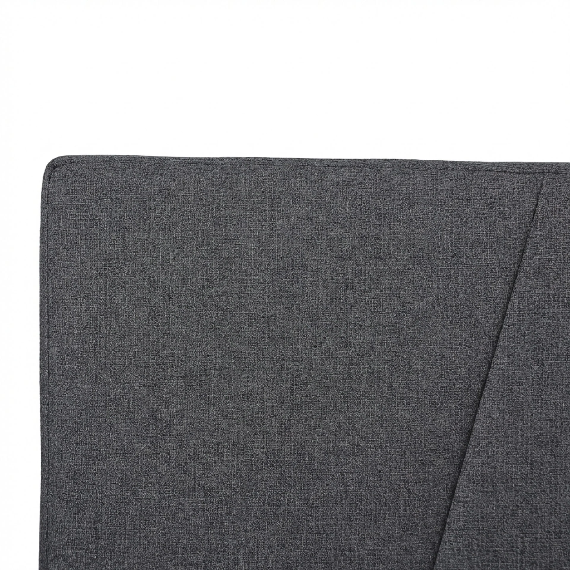 Wireva Linen Queen Bed Frame With 4 Drawers - Dark Grey - Image 8