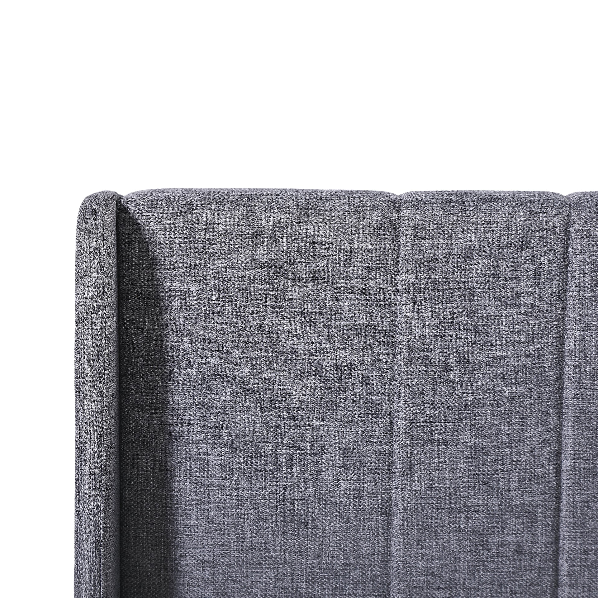 Arvya Queen Gas Lift Bed Frame – Light Grey - Image 12