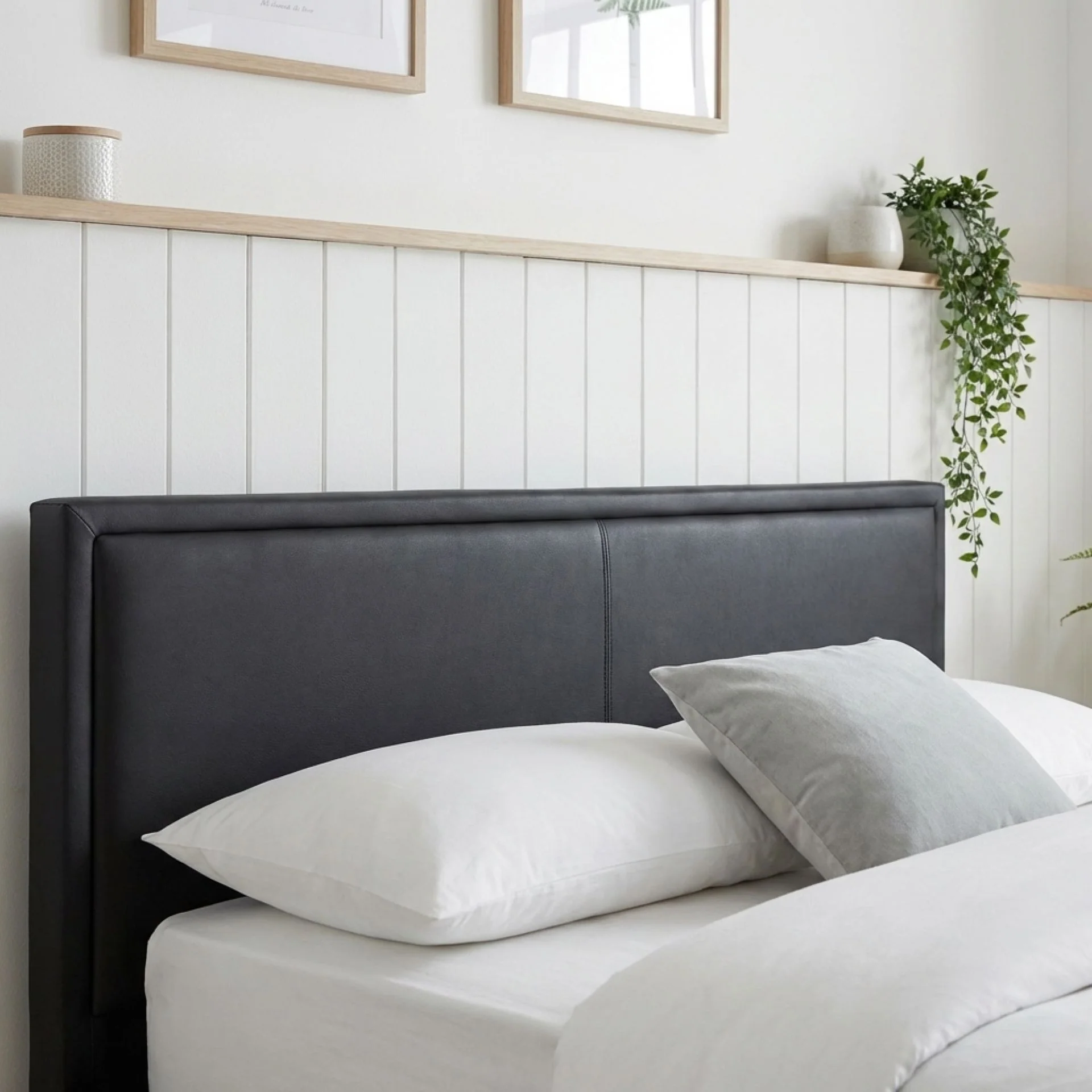 Panelux Queen Gas Lift Bed Frame - Black - Image 5