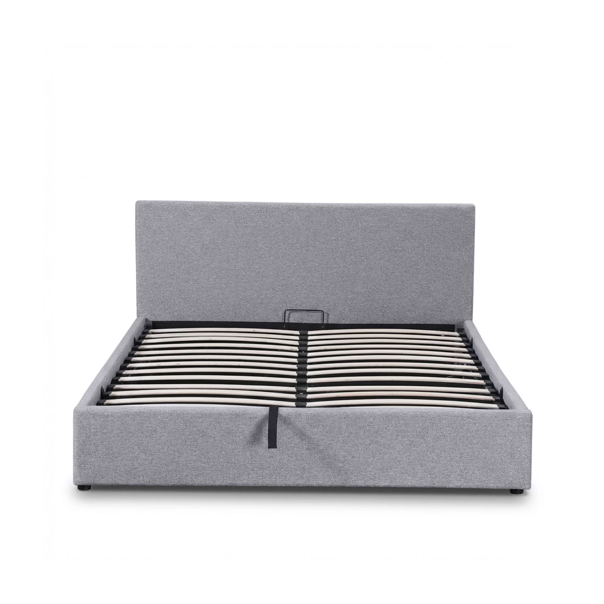 Violet Queen Gas Lift Bed Frame - Light Grey - Image 9