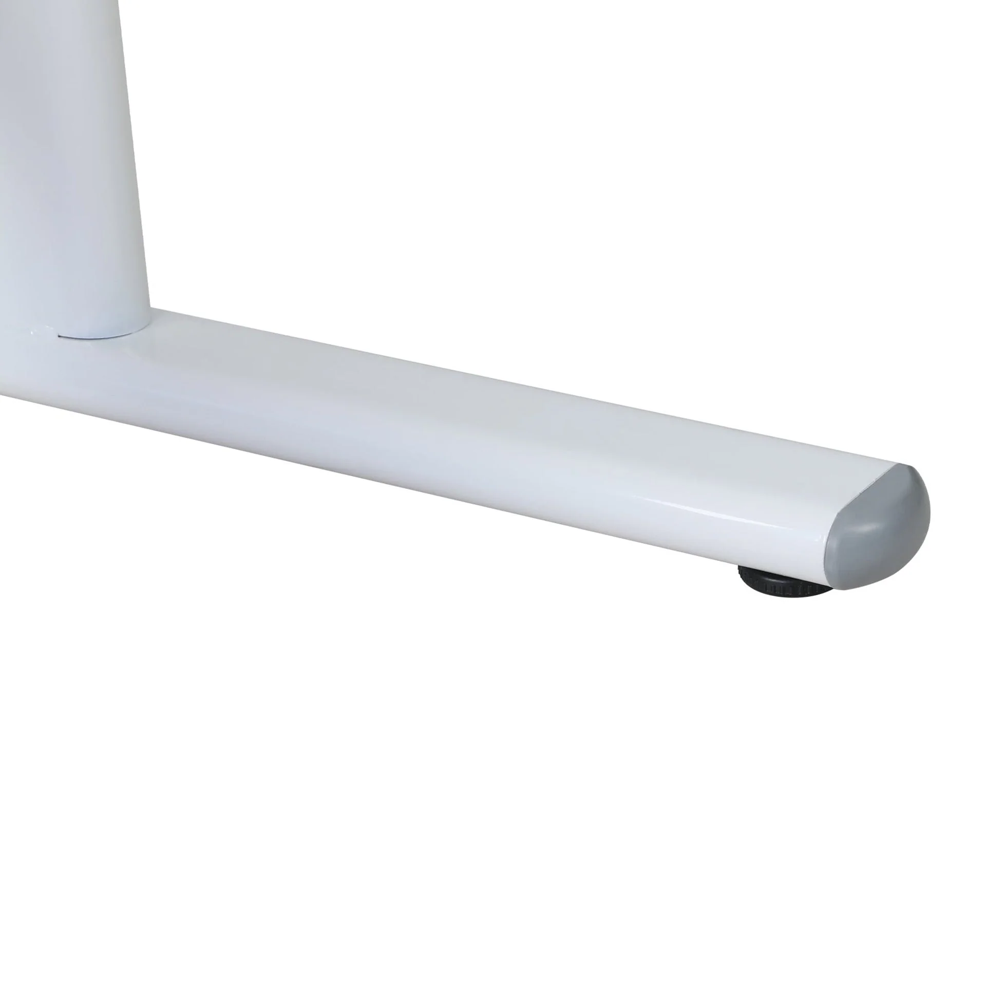 Lucas 100cm Manual Standing Desk - Maple + White - Image 9