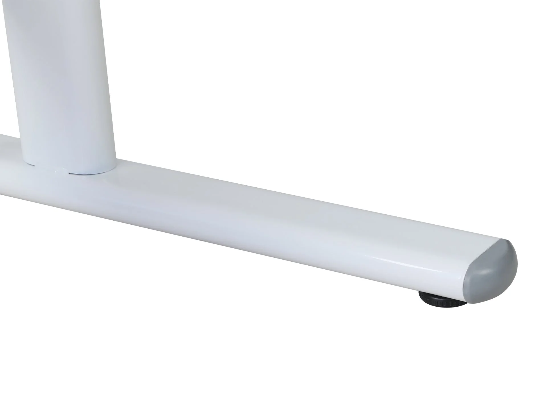Lucas 80cm Manual Standing Desk - Maple + White - Image 6