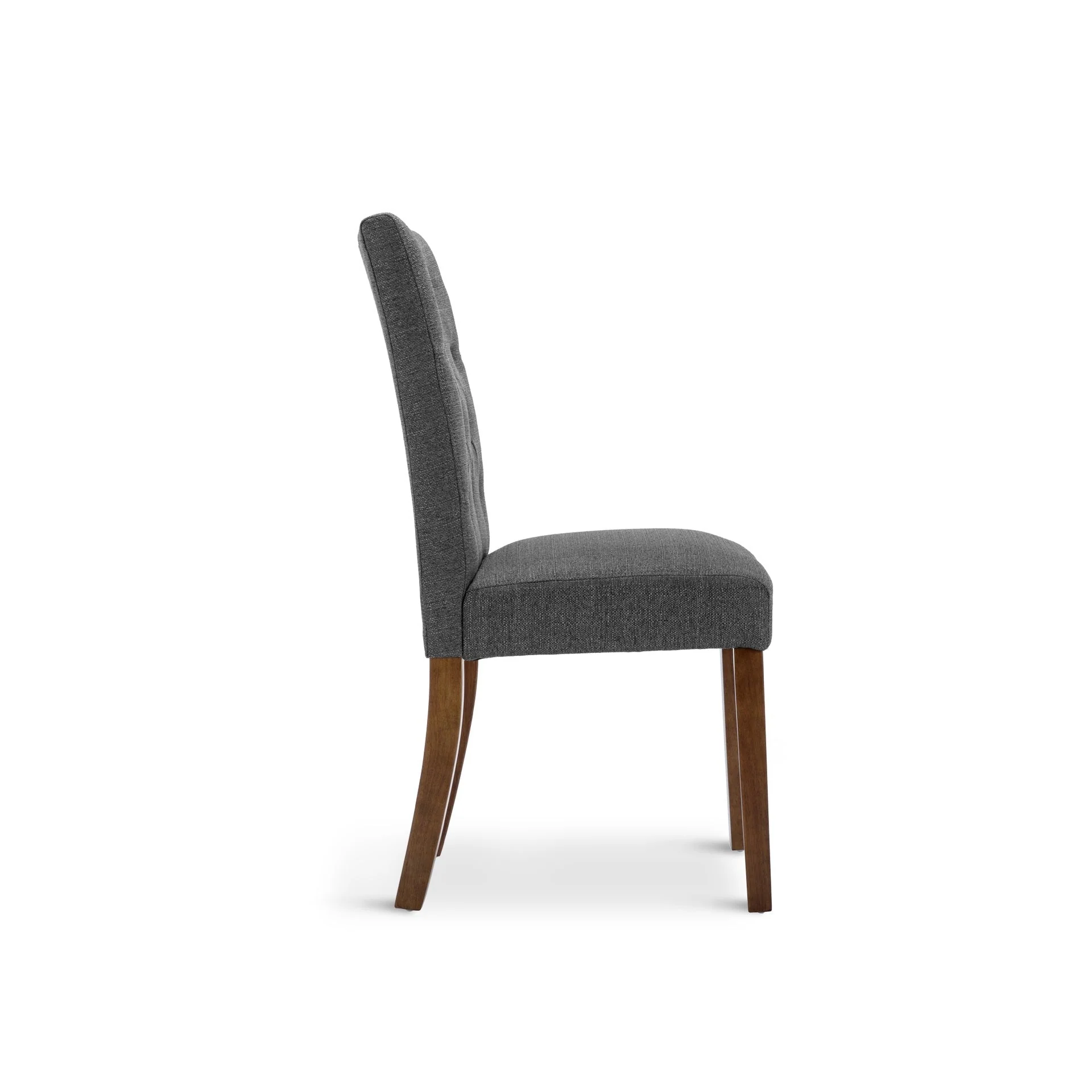 Lucia 6 Piece Upholstered Dining Chair - Dark Grey - Image 7
