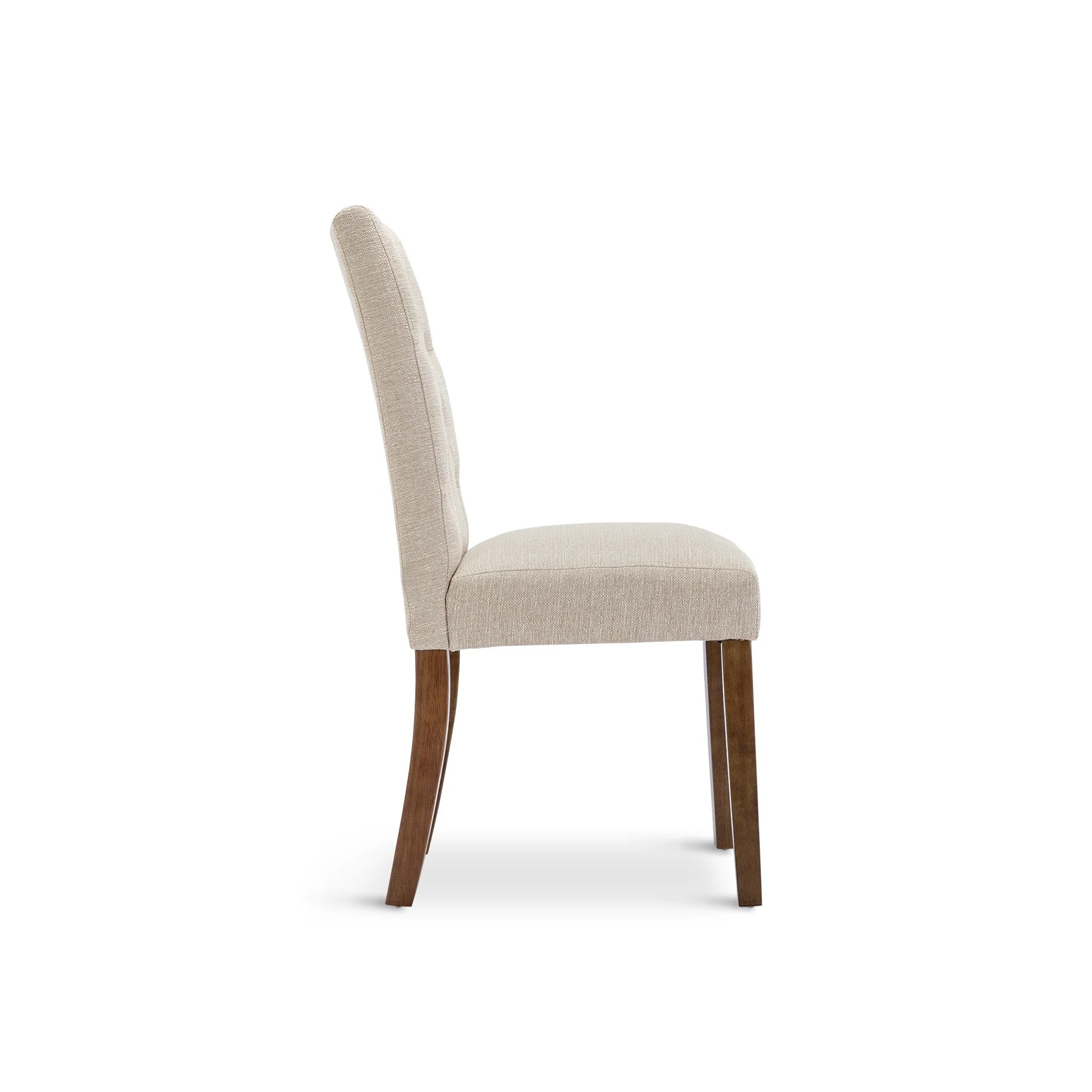 Lucia Upholstered Dining Chair - Set of 2 - Beige - Image 7