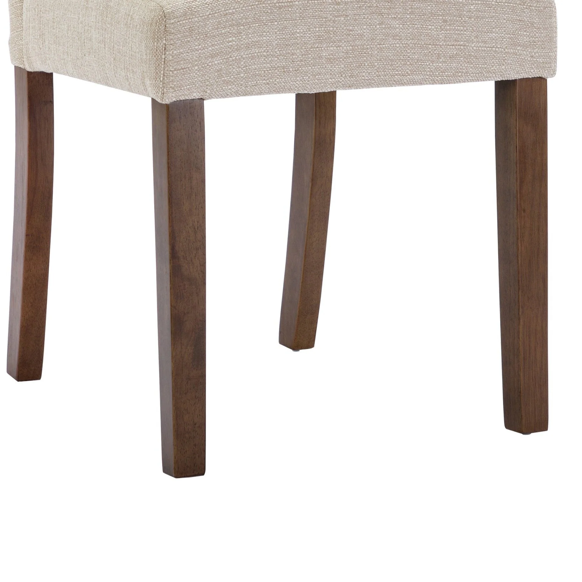 Lucia Upholstered Dining Chair - Set of 2 - Beige - Image 9