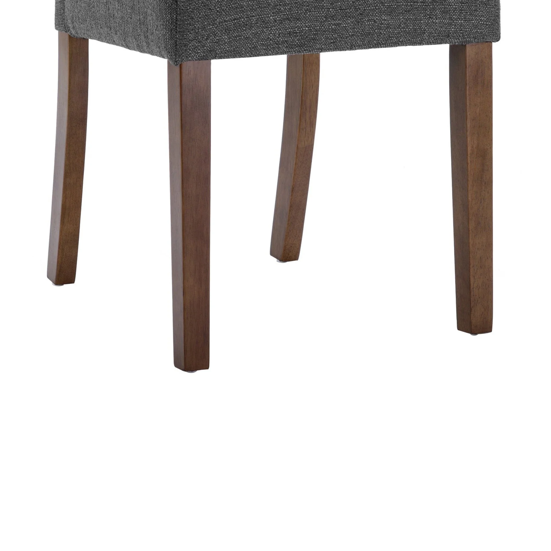 Lucia Upholstered Dining Chair - Set of 2 - Dark Grey - Image 10