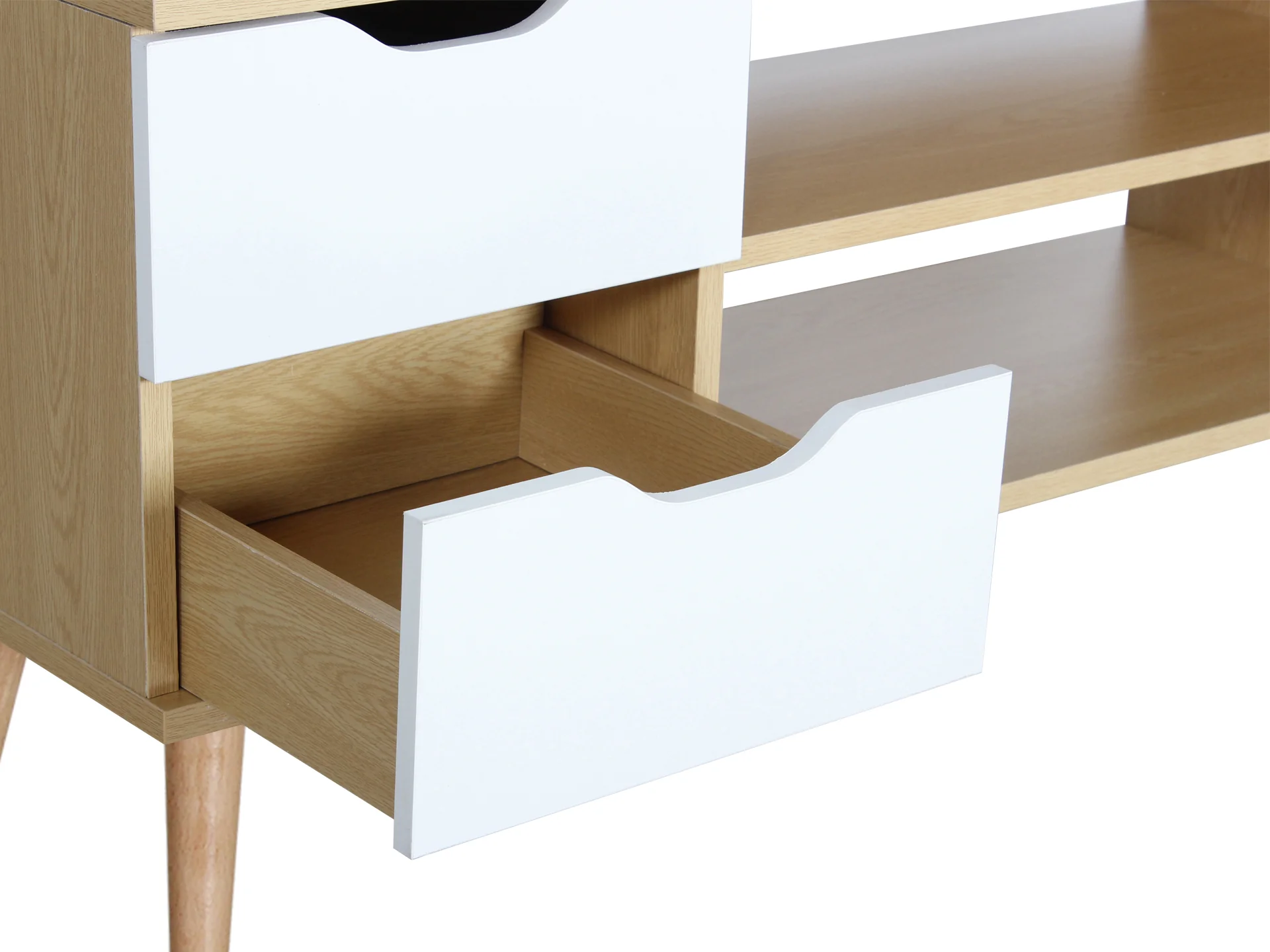 Lucille 1.2m Entertainment Unit - Oak - Image 3