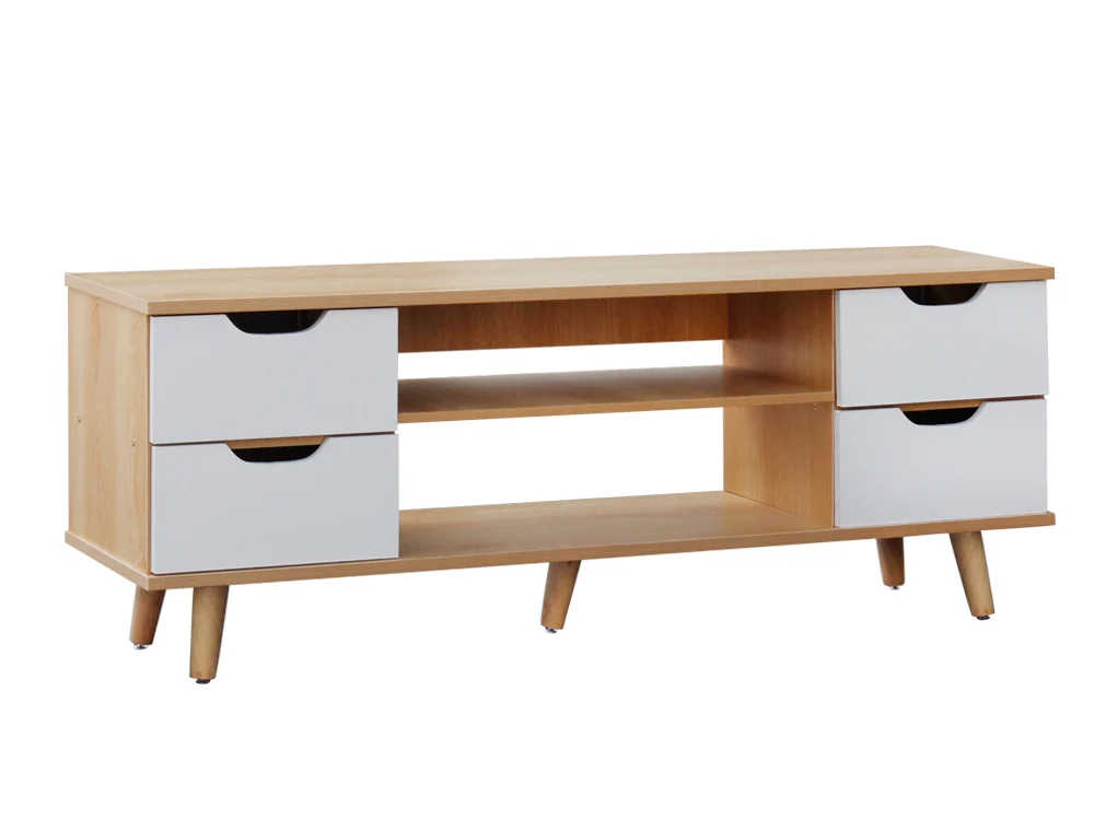 LUCILLE 1.2M Entertainment Unit - Oak - Image 10