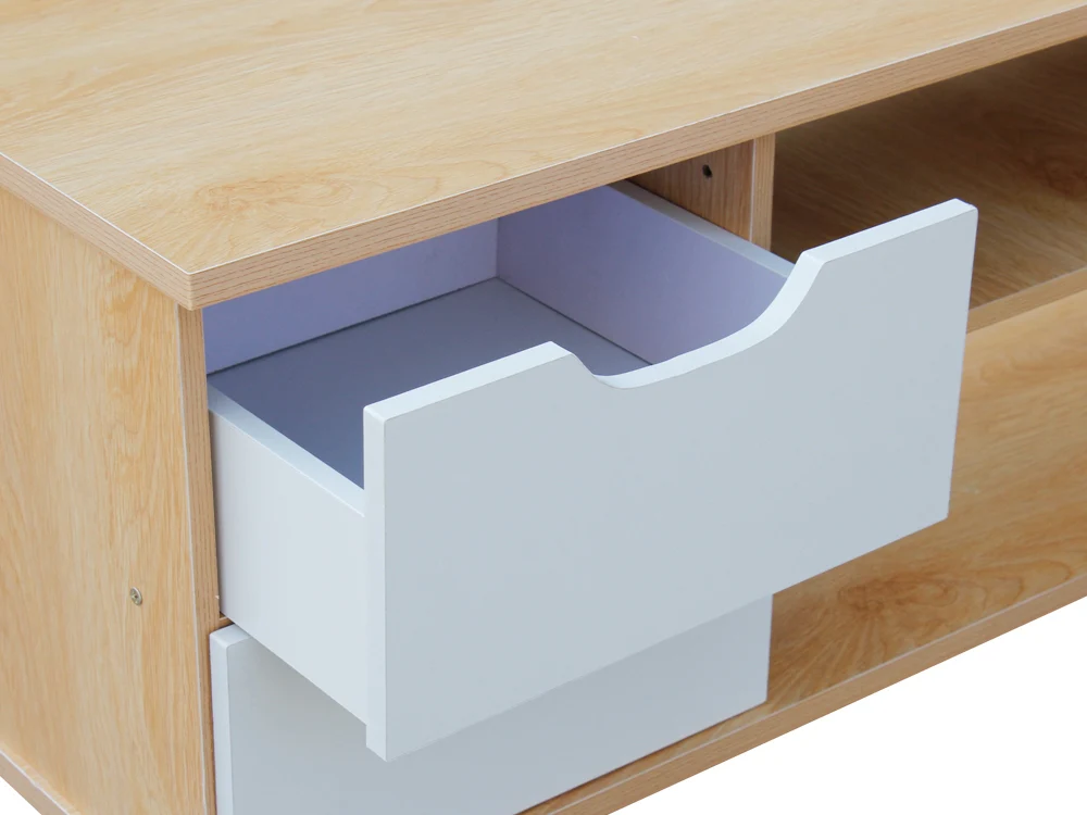 LUCILLE 1.2M Entertainment Unit - Oak - Image 13