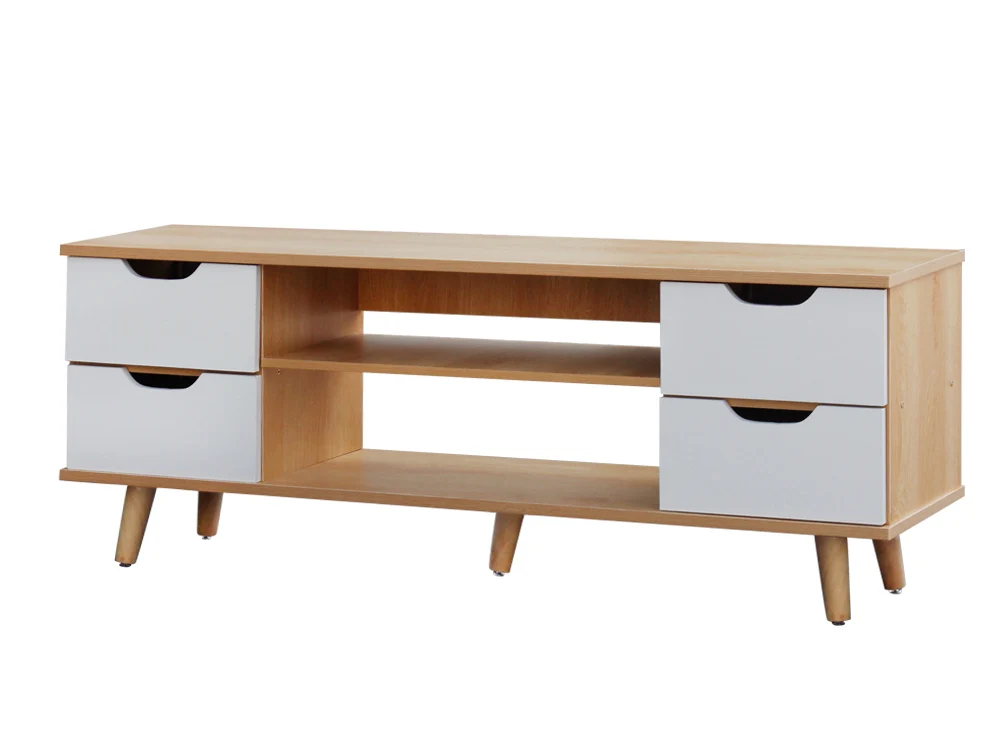 LUCILLE 1.2M Entertainment Unit - Oak - Image 9