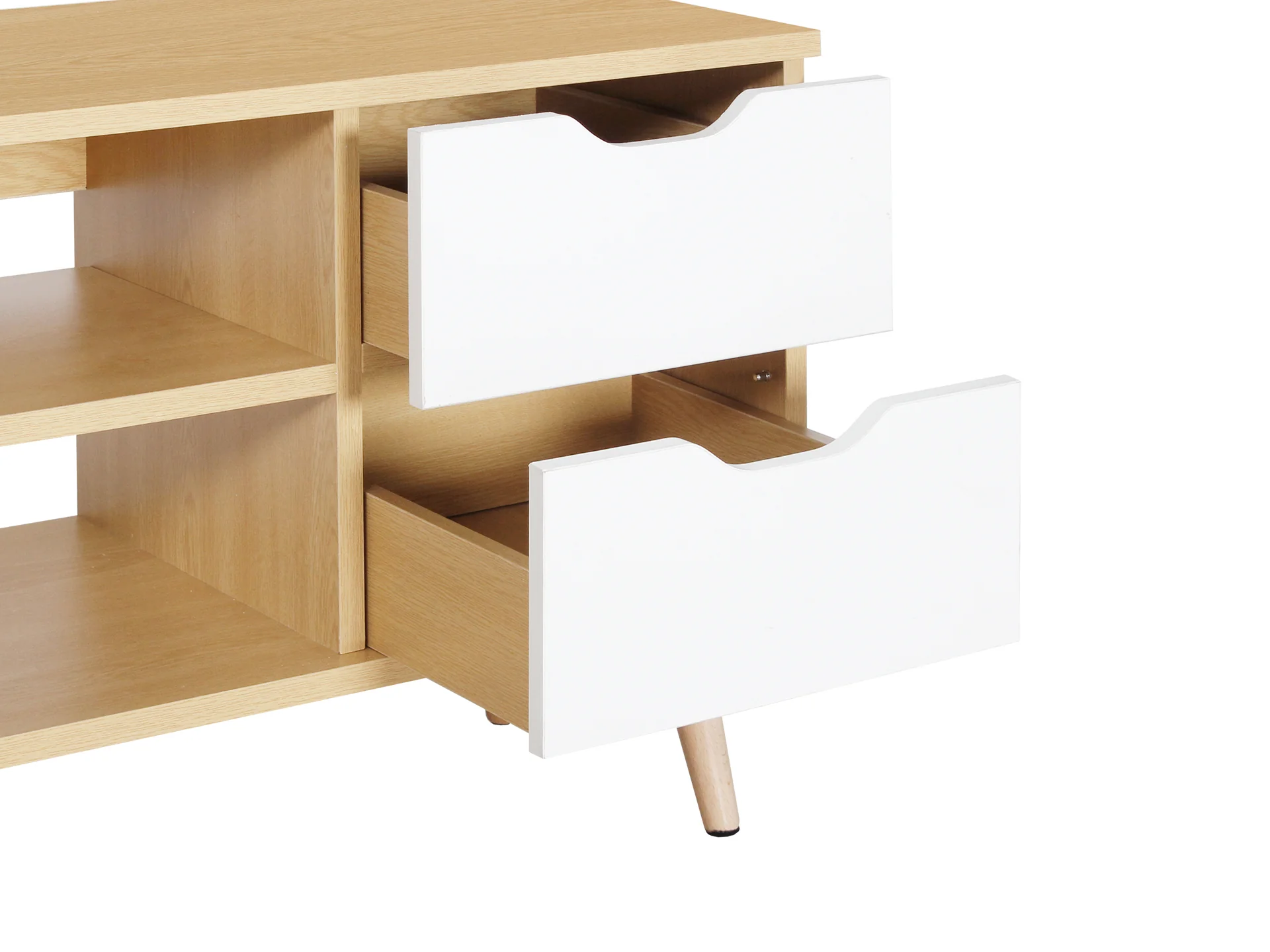 Lucille 1.4m Entertainment Unit - Oak - Image 3