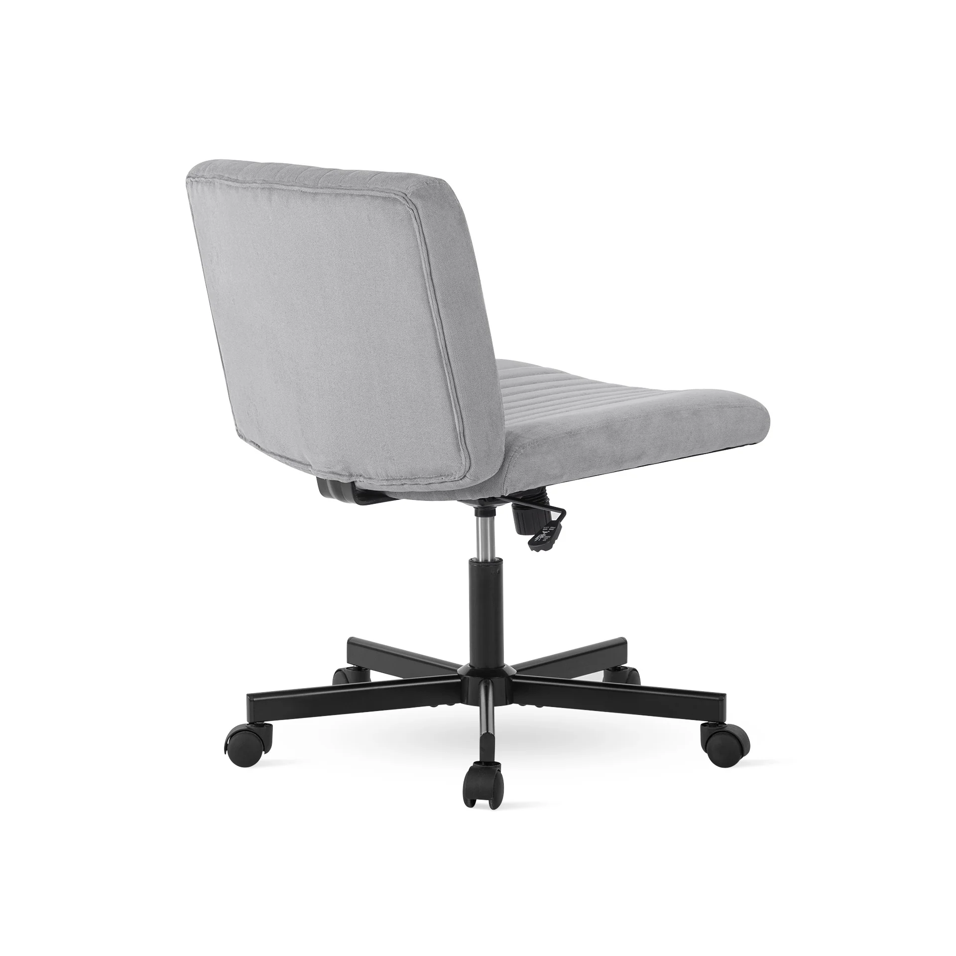 Lukas Cross Legged Office Chair - Light Grey - Image 6