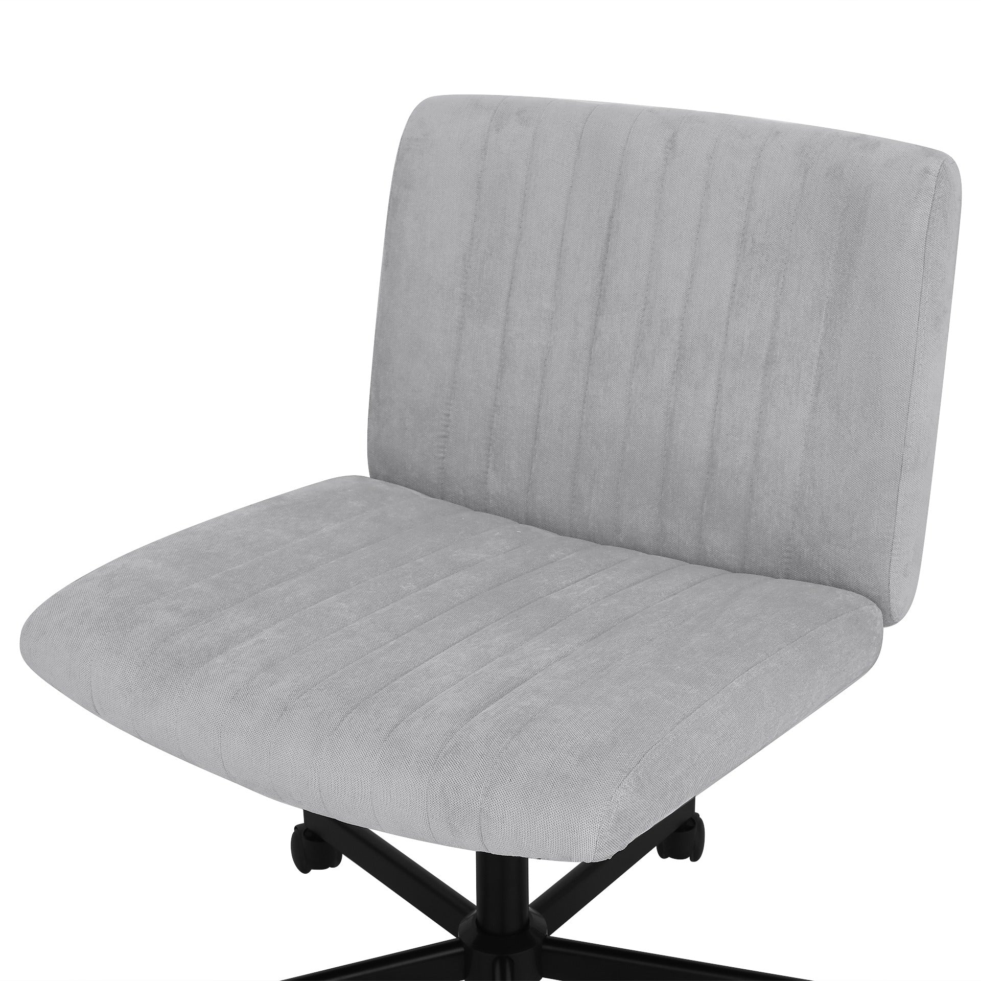 Lukas Cross Legged Office Chair - Light Grey - Image 7