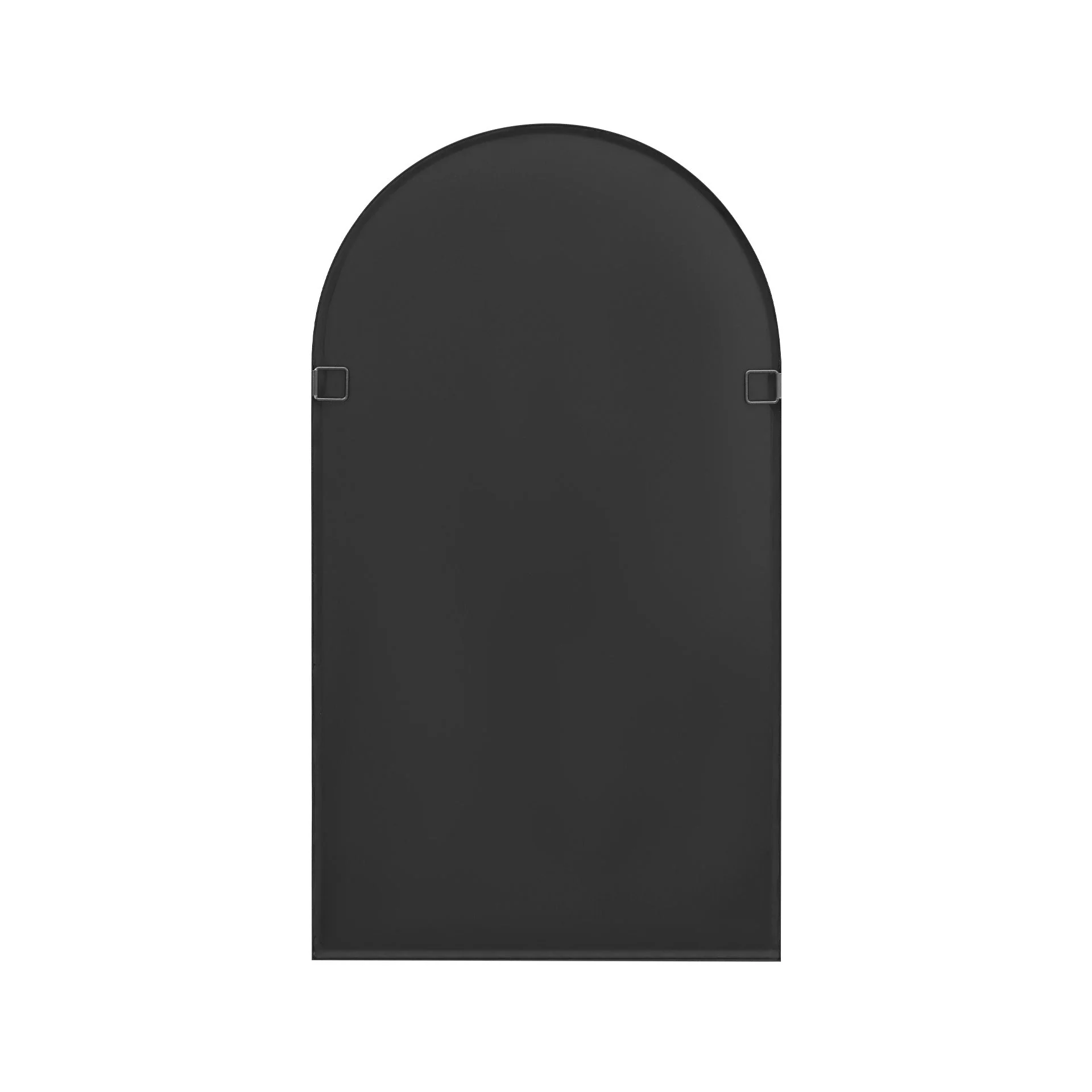 Luna Arched Metal Wall Mirror - Black - Image 12
