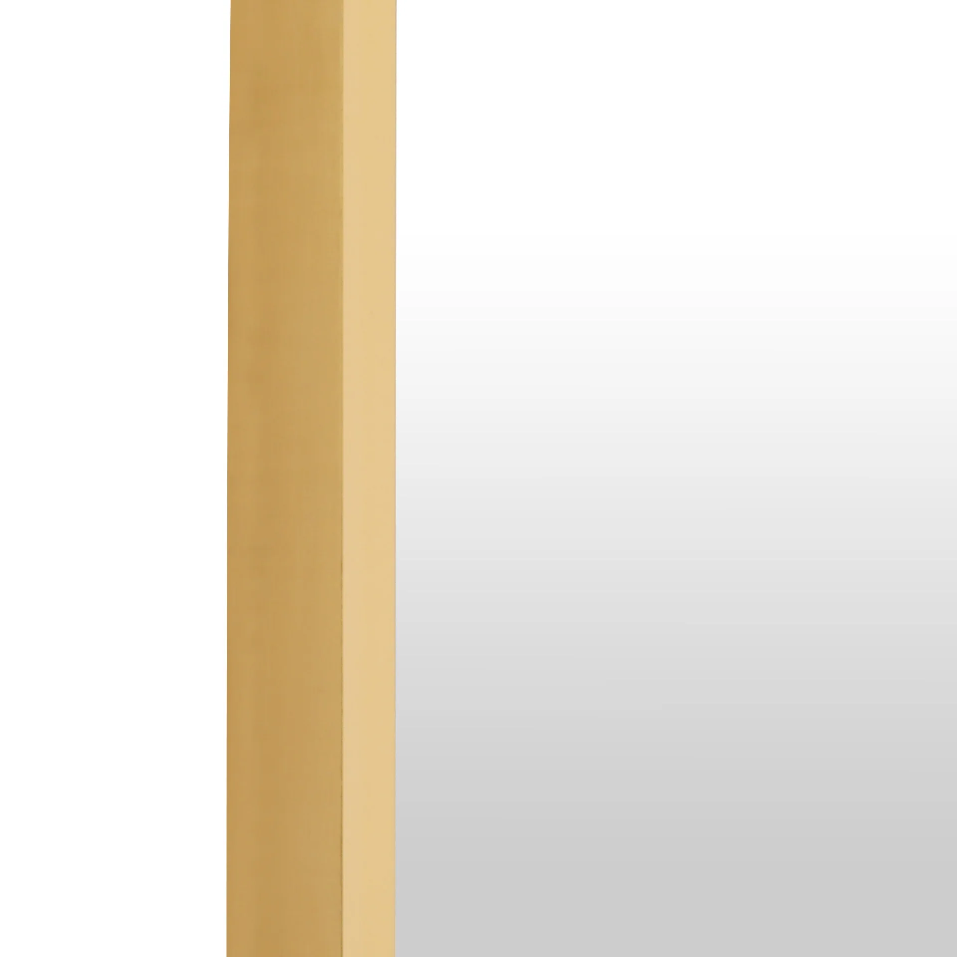 Luna Arched Metal Wall Mirror - Gold - Image 6