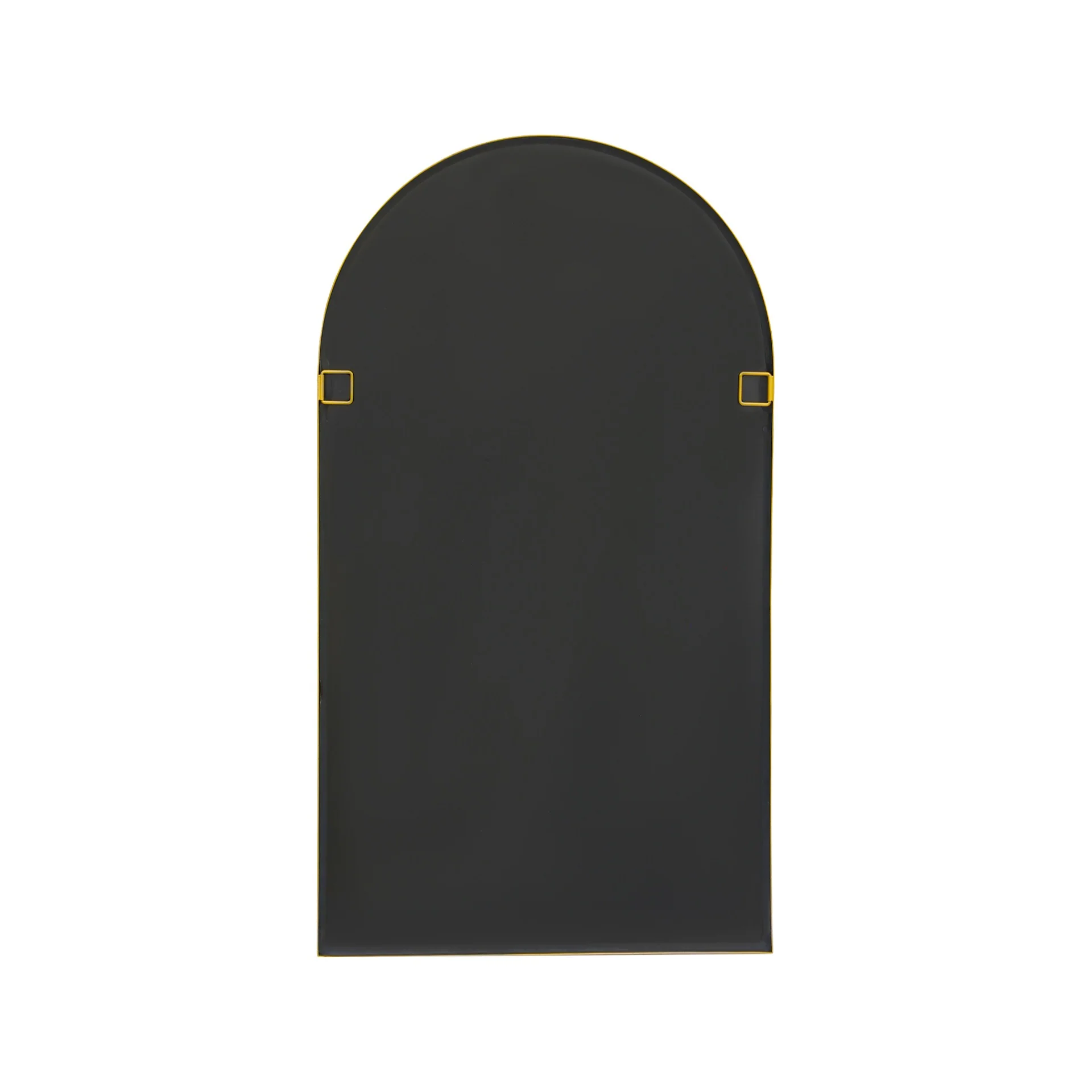 Luna Arched Metal Wall Mirror - Gold - Image 7
