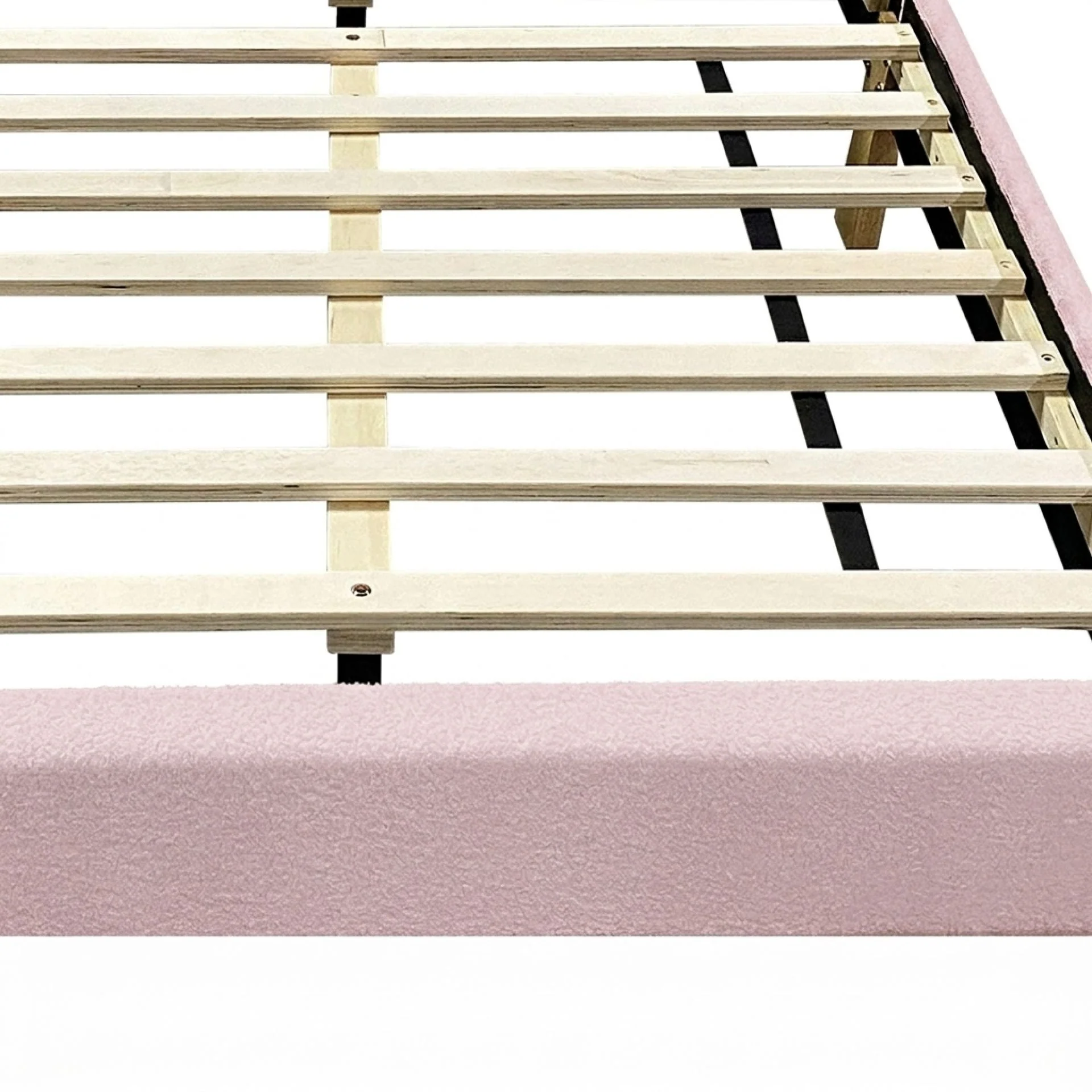 Lydia King Single Bed Frame - Pink - Image 11