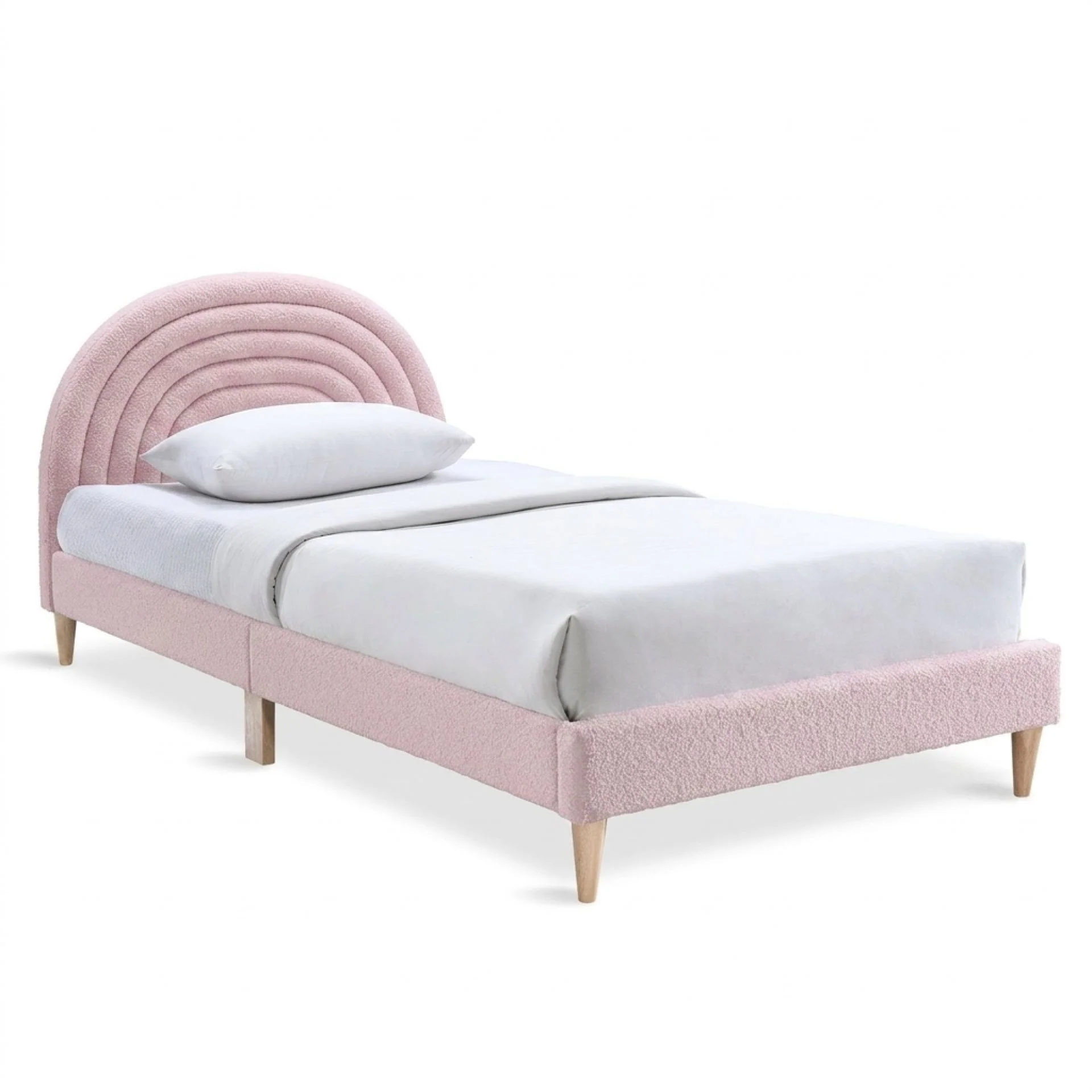 Lydia King Single Bed Frame - Pink - Image 9