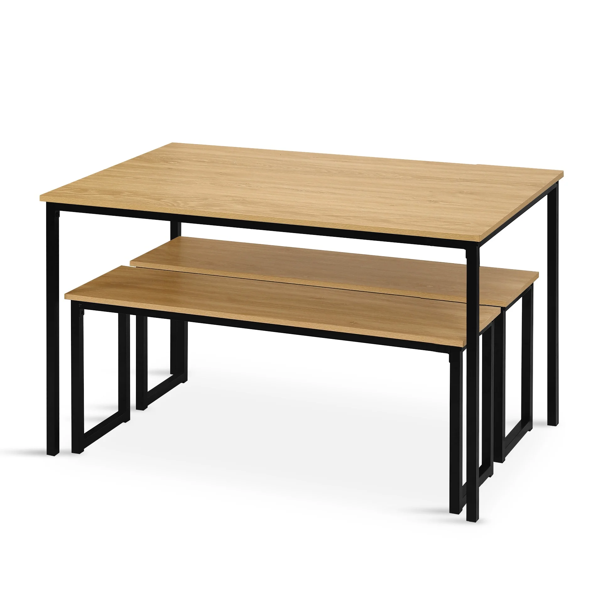 Maddox 3 Piece Dining Set - Natural - Image 10
