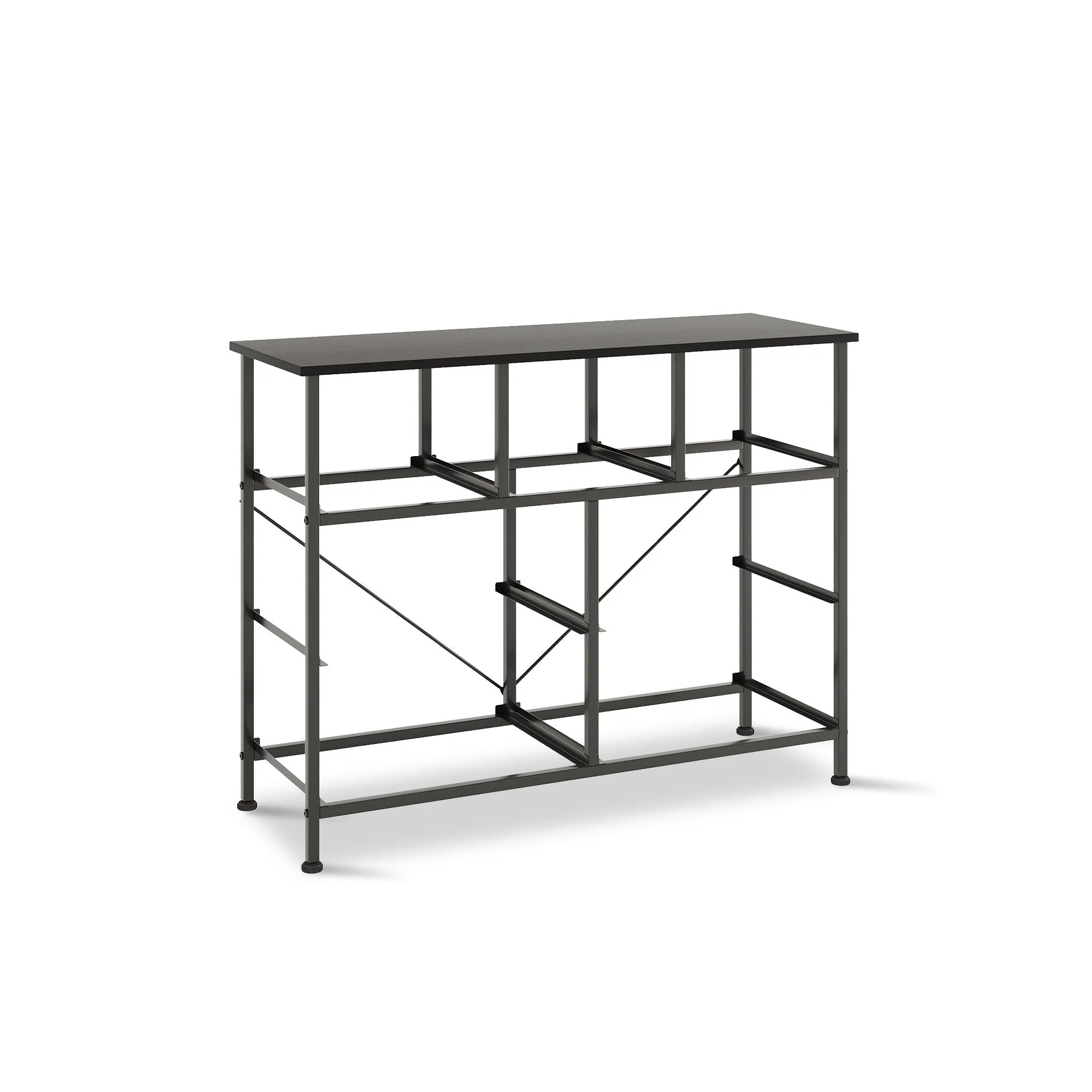 Madilyn 7 Drawers Lowboy - Black + Mix - Image 7
