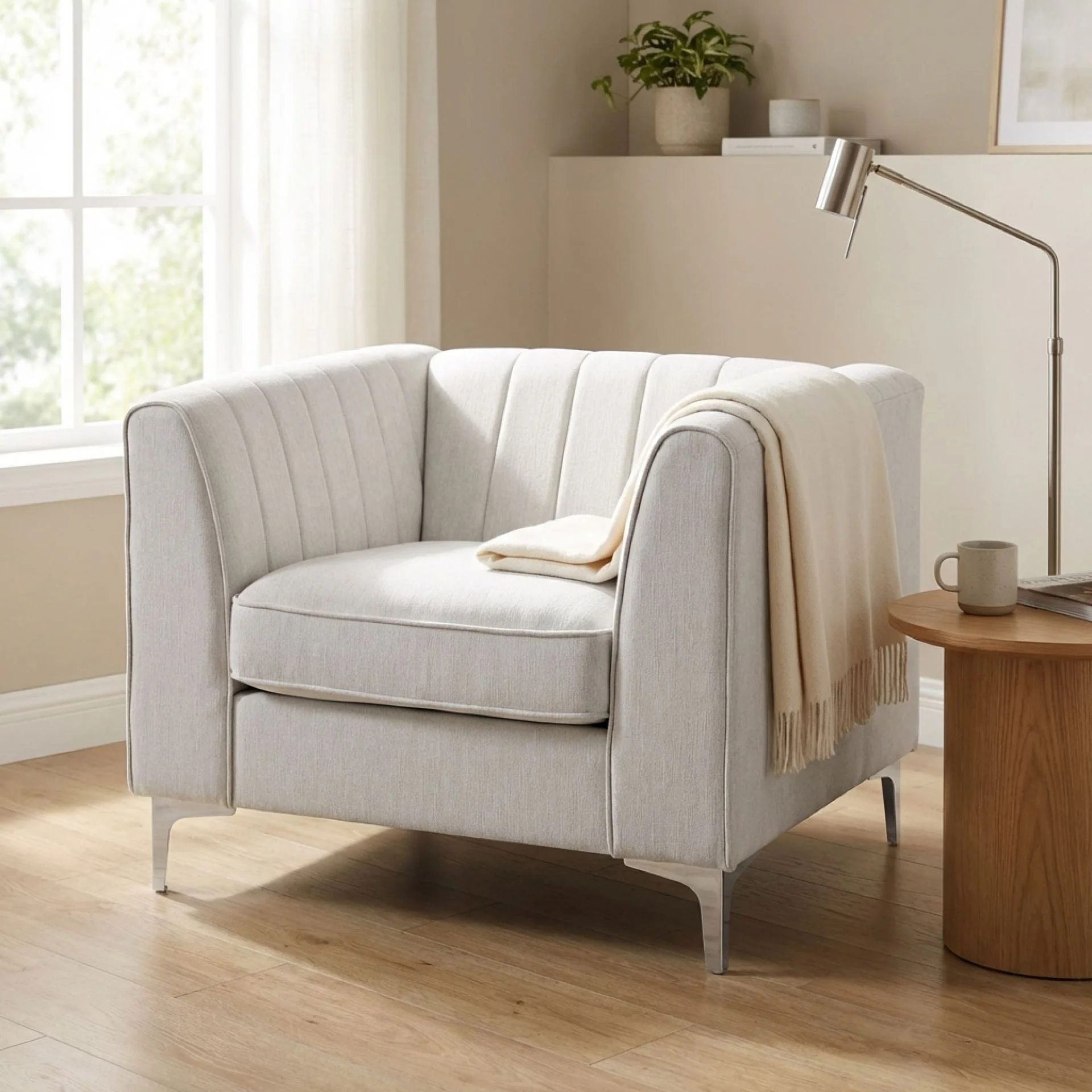 Madison Occasional Chair - Stone - Image 3