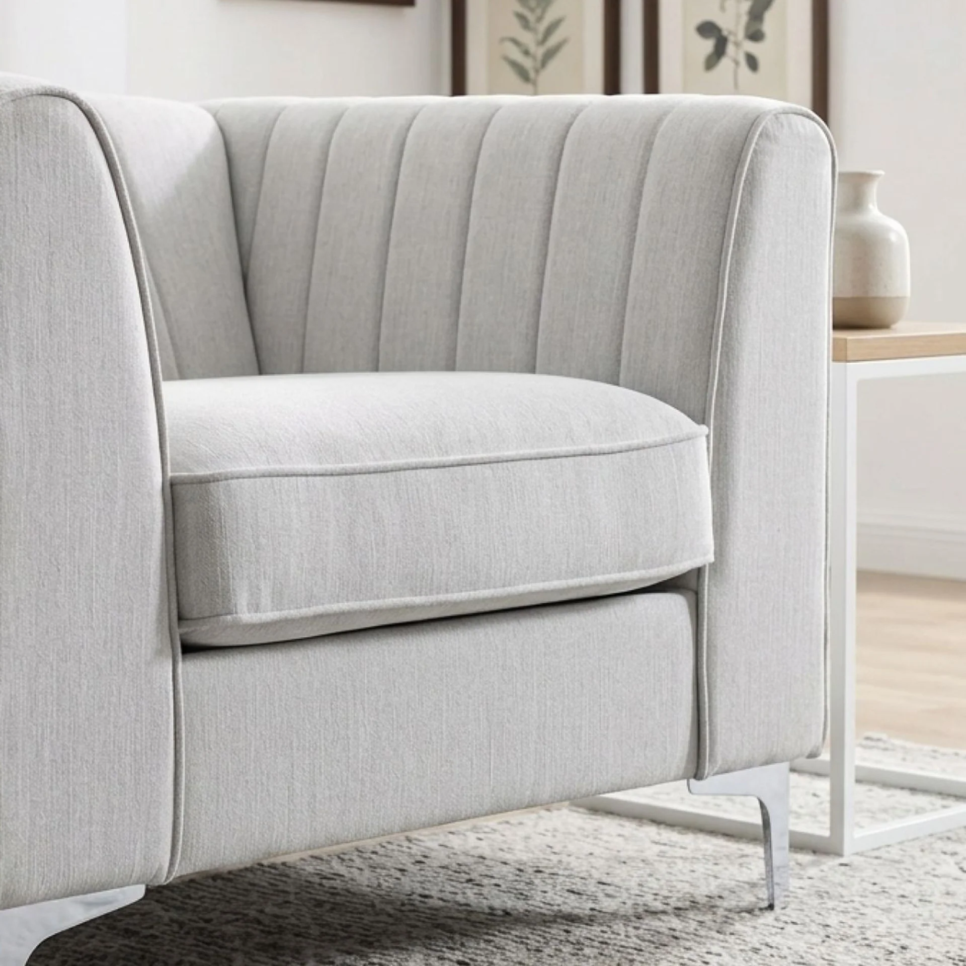 Madison Occasional Chair - Stone - Image 5