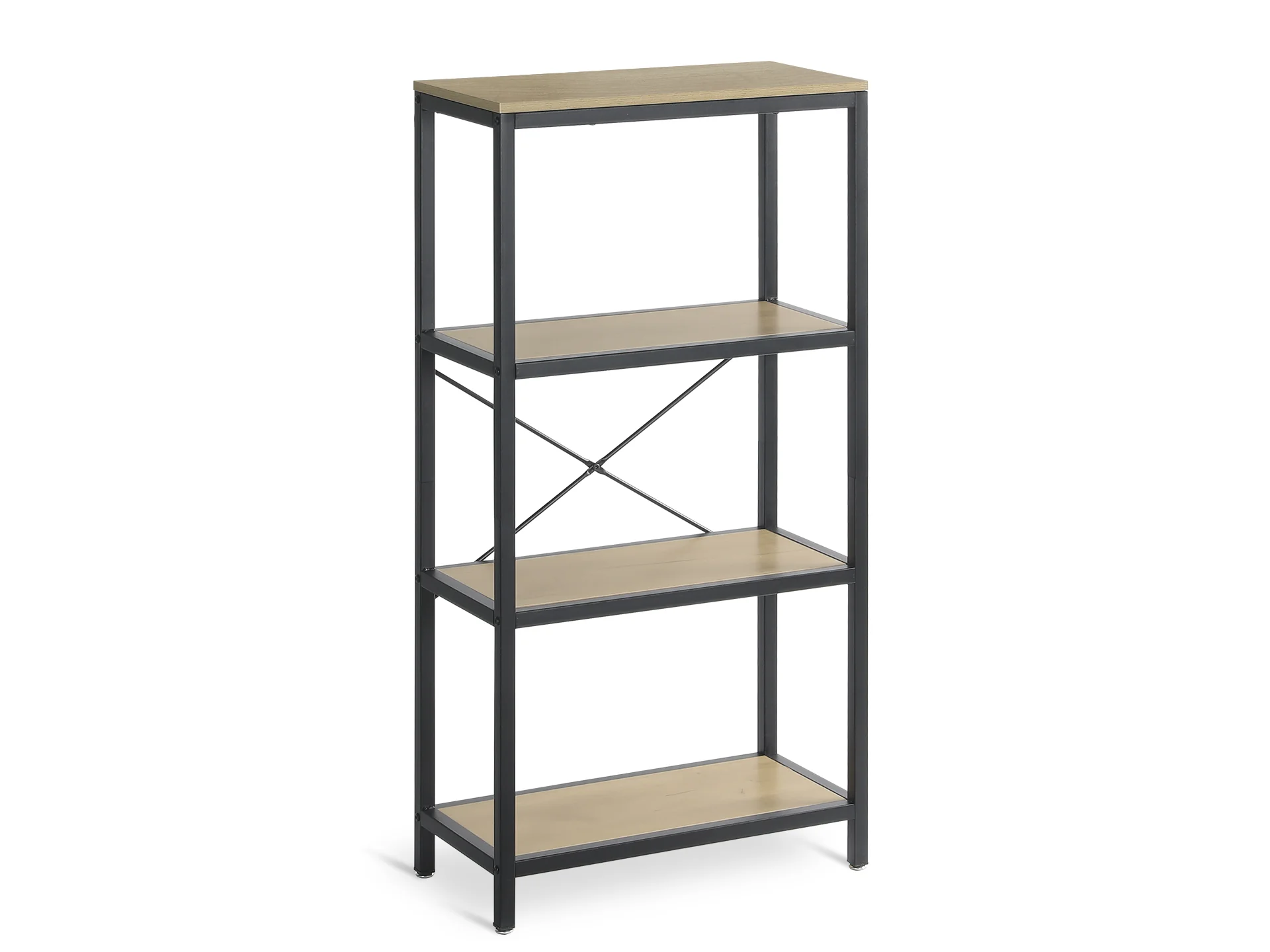 Mainit 4 Tier Bookshelf - Oak - Image 3