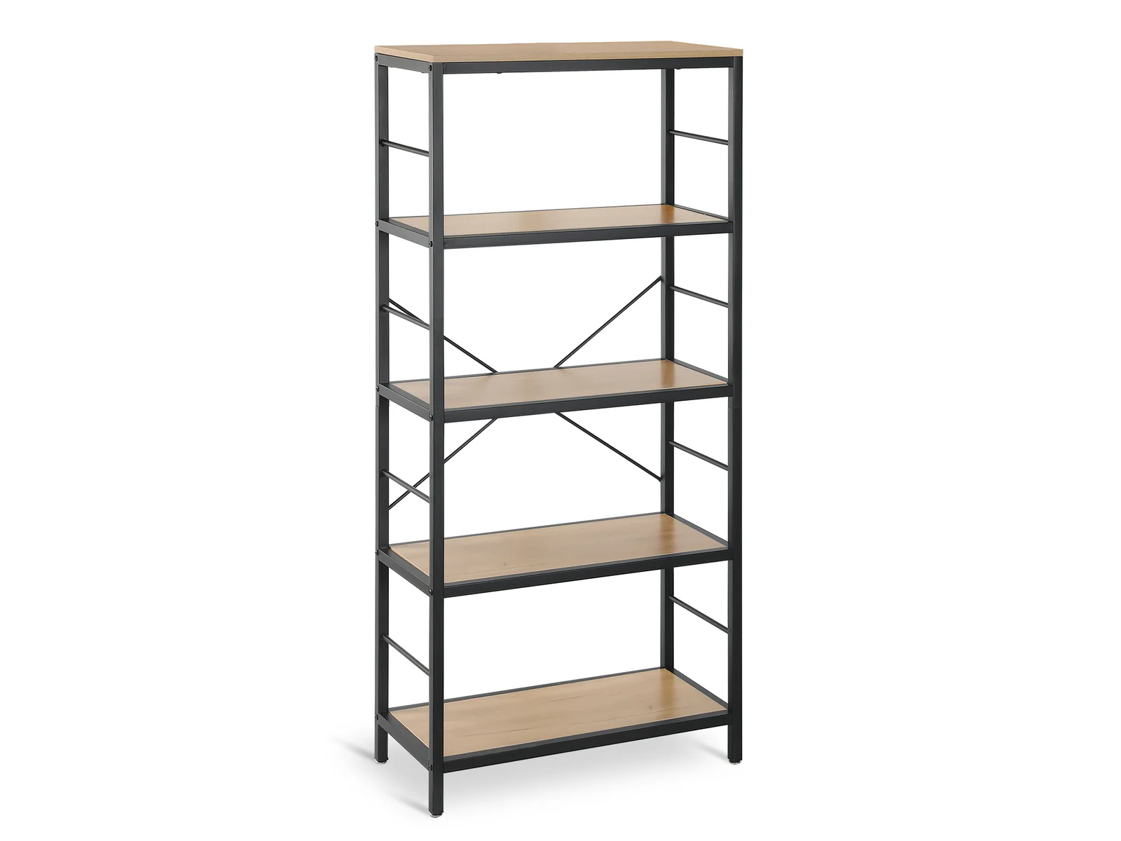 MAINIT 5 Tier Bookshelf - Oak