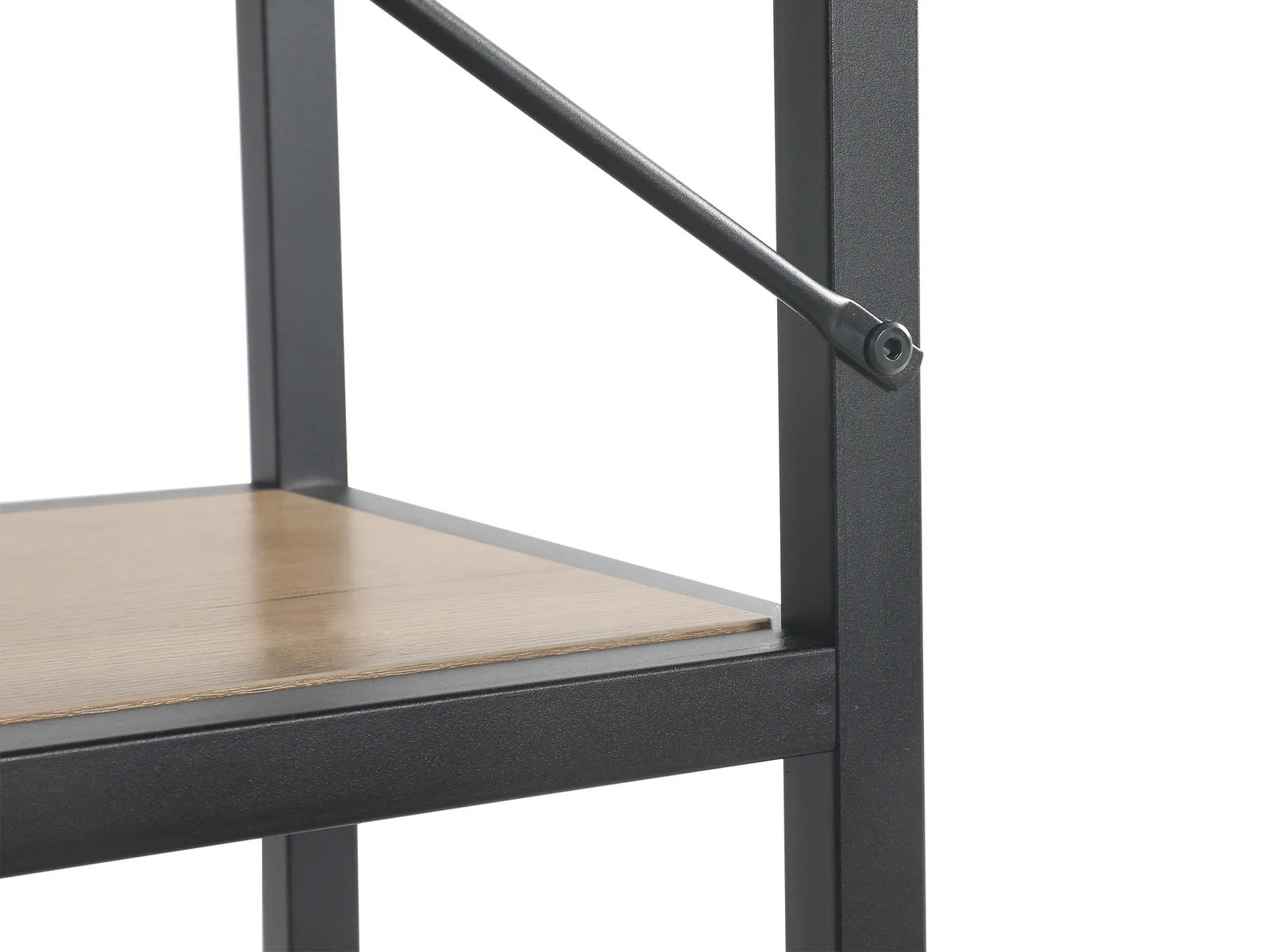 MAINIT 5 Tier Bookshelf - Oak - Image 7