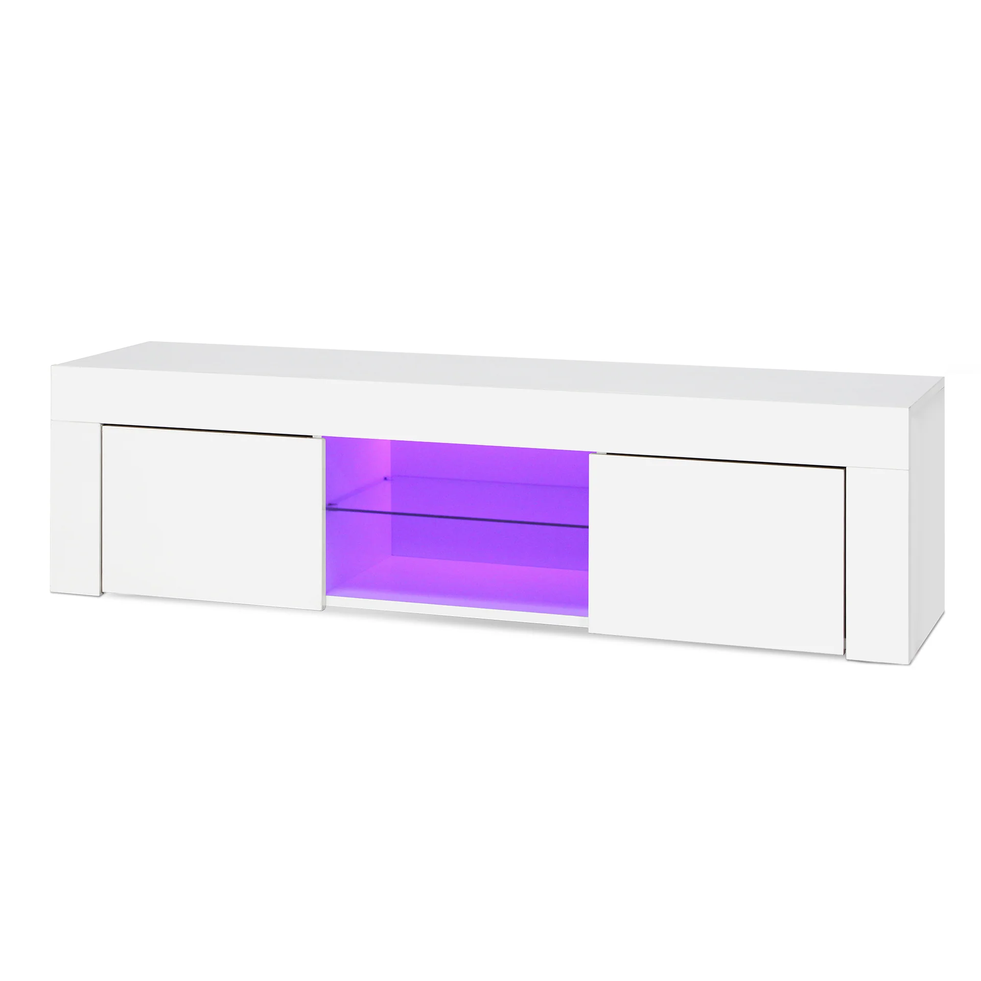Maize 1.3m LED Entertainment Unit - White - Image 13