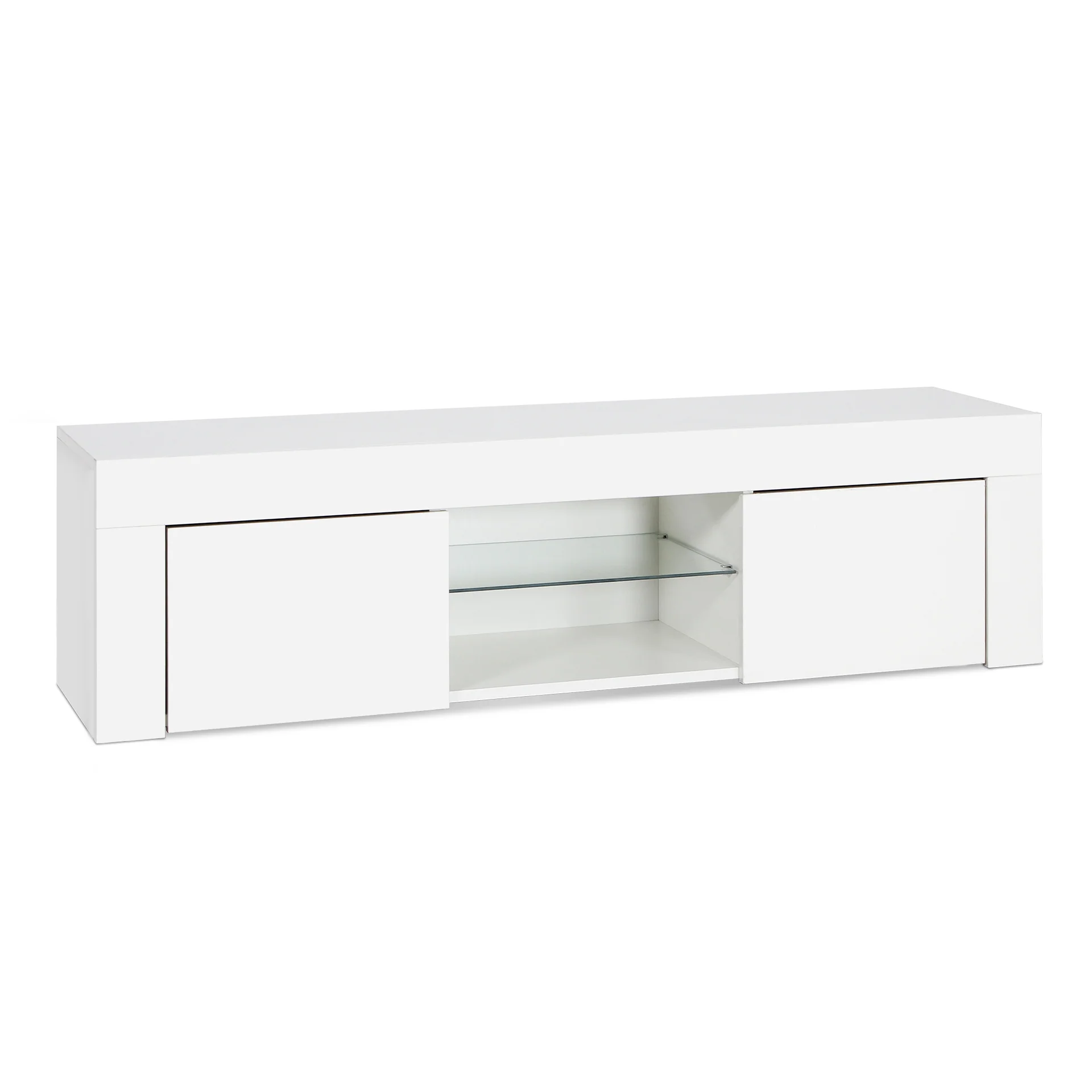Maize 1.3m LED Entertainment Unit - White - Image 14