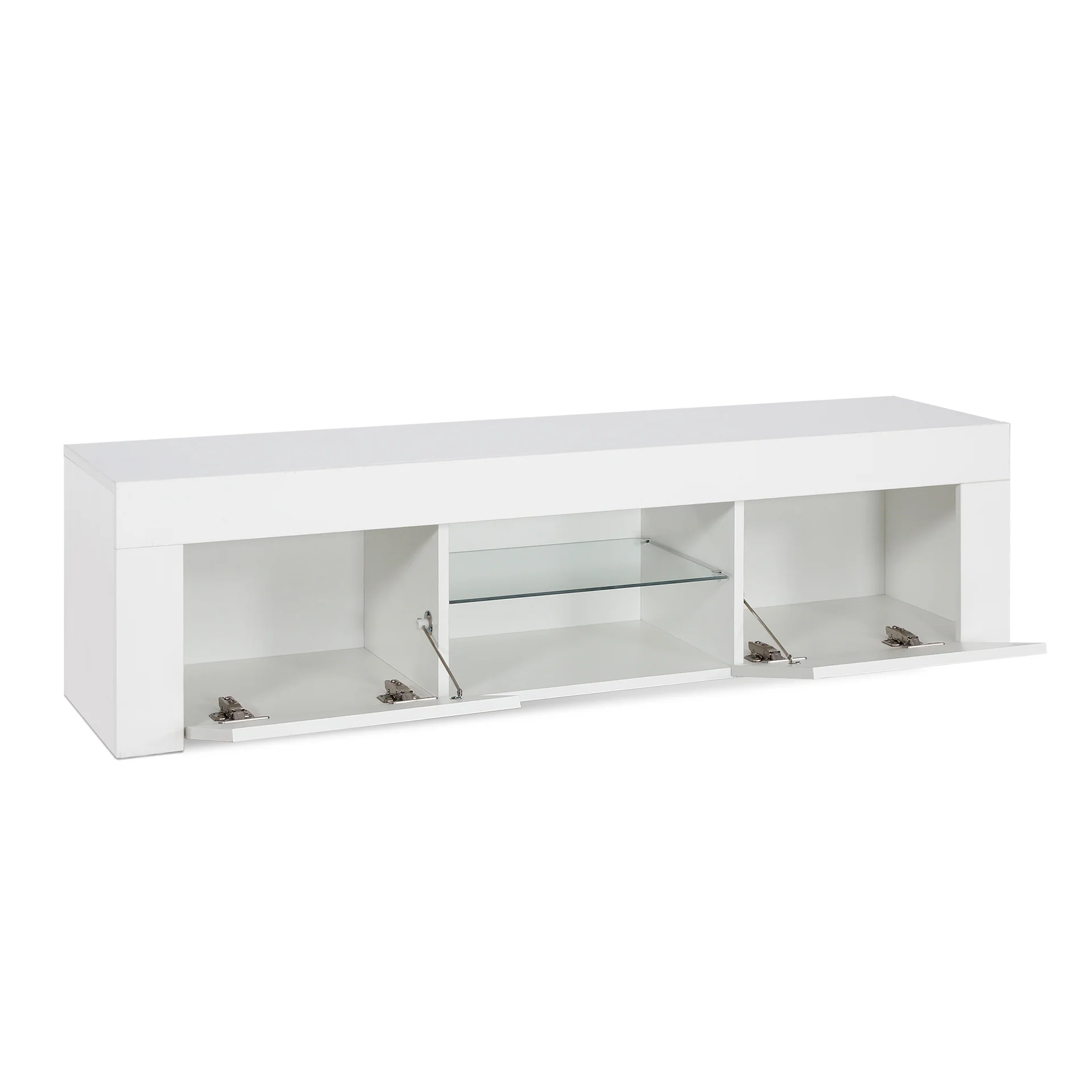 Maize 1.3m LED Entertainment Unit - White - Image 16