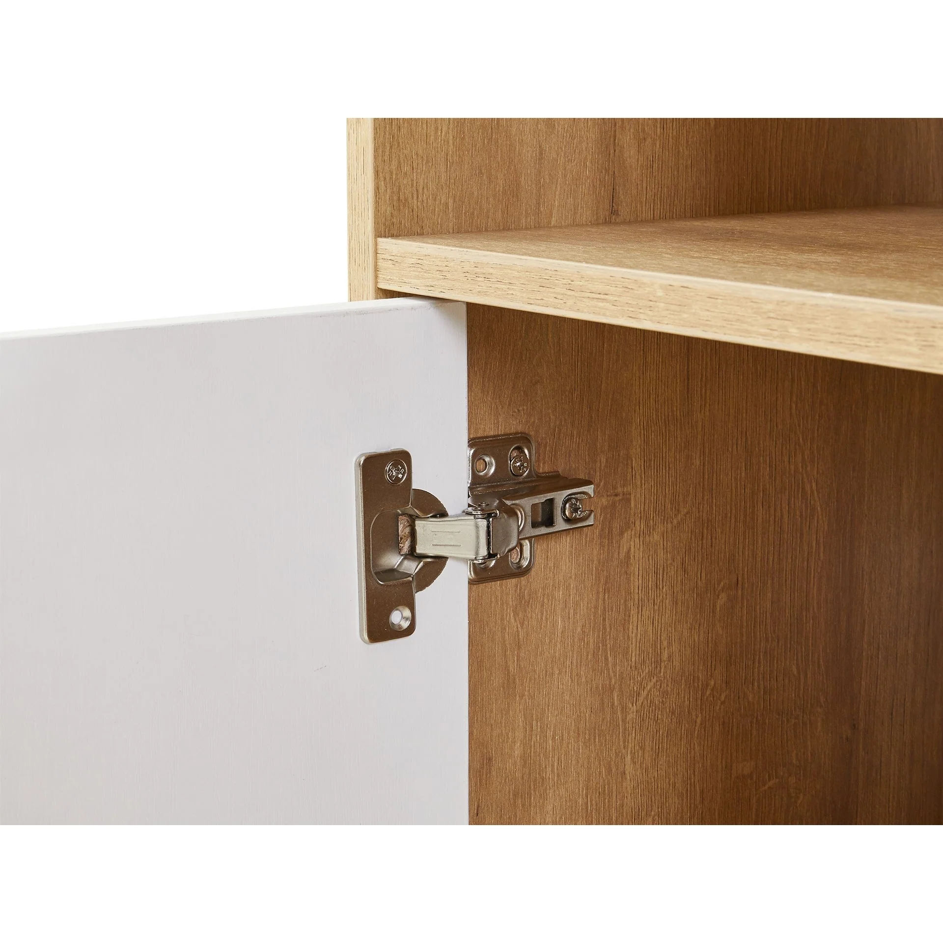 Makalu 100cm Computer Desk - Oak - Image 14