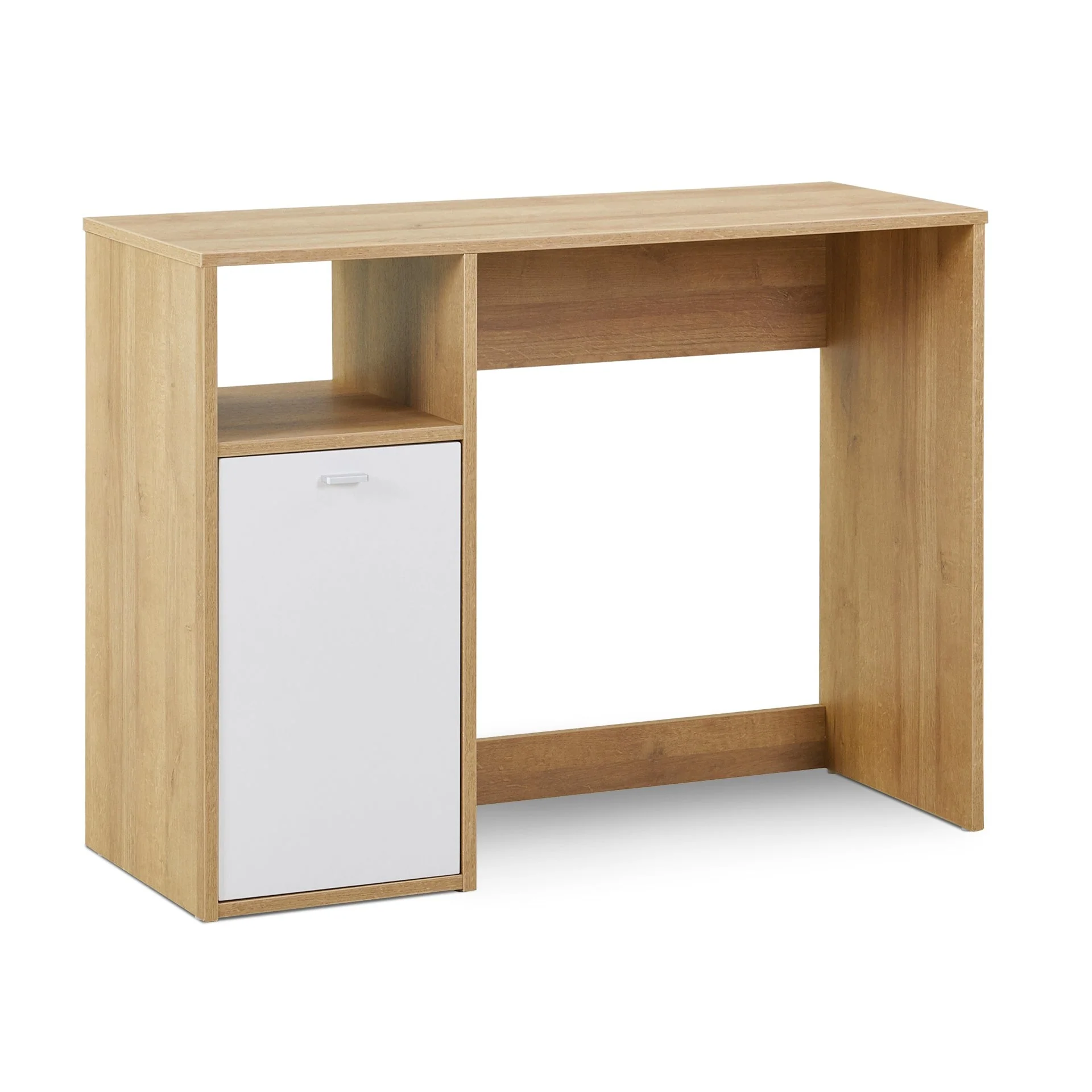 Makalu 100cm Computer Desk - Oak - Image 6