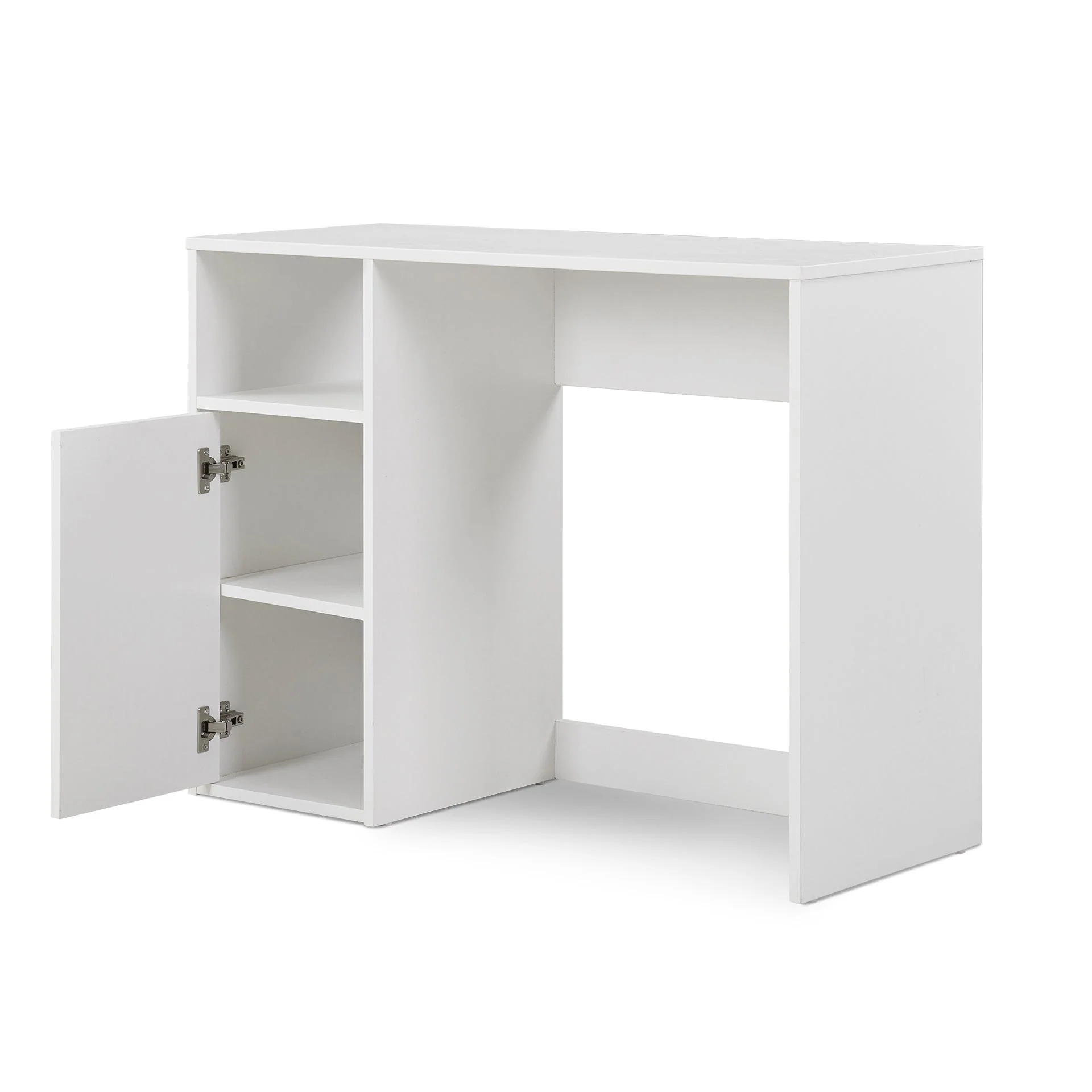 Makalu 100cm Computer Desk - White - Image 9