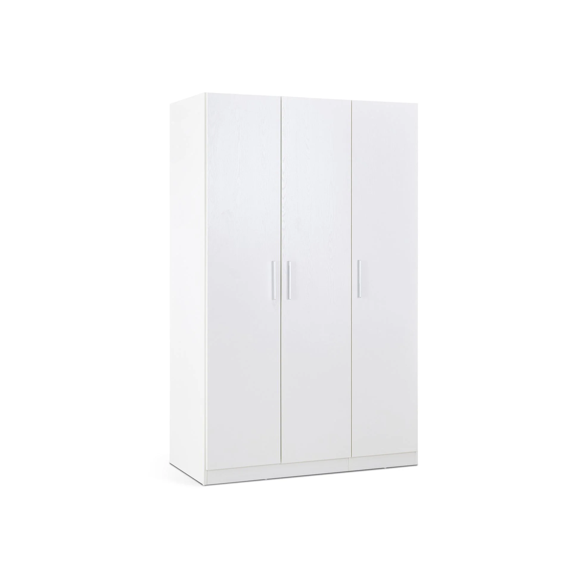 Makalu Wardrobe 3 Door Storage Shelves - White - Image 9
