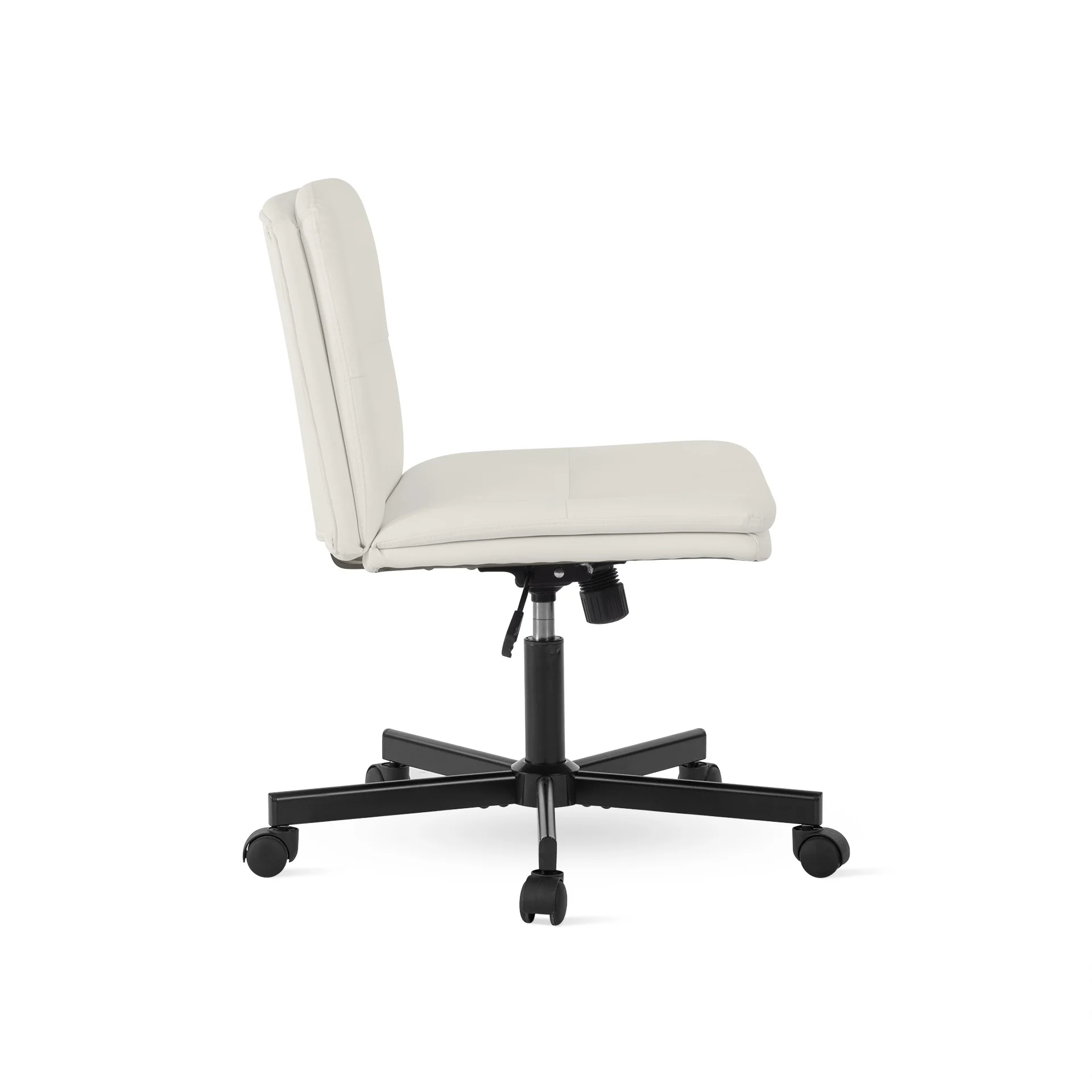 Malakai Cross Legged Office Chair - White - Image 5